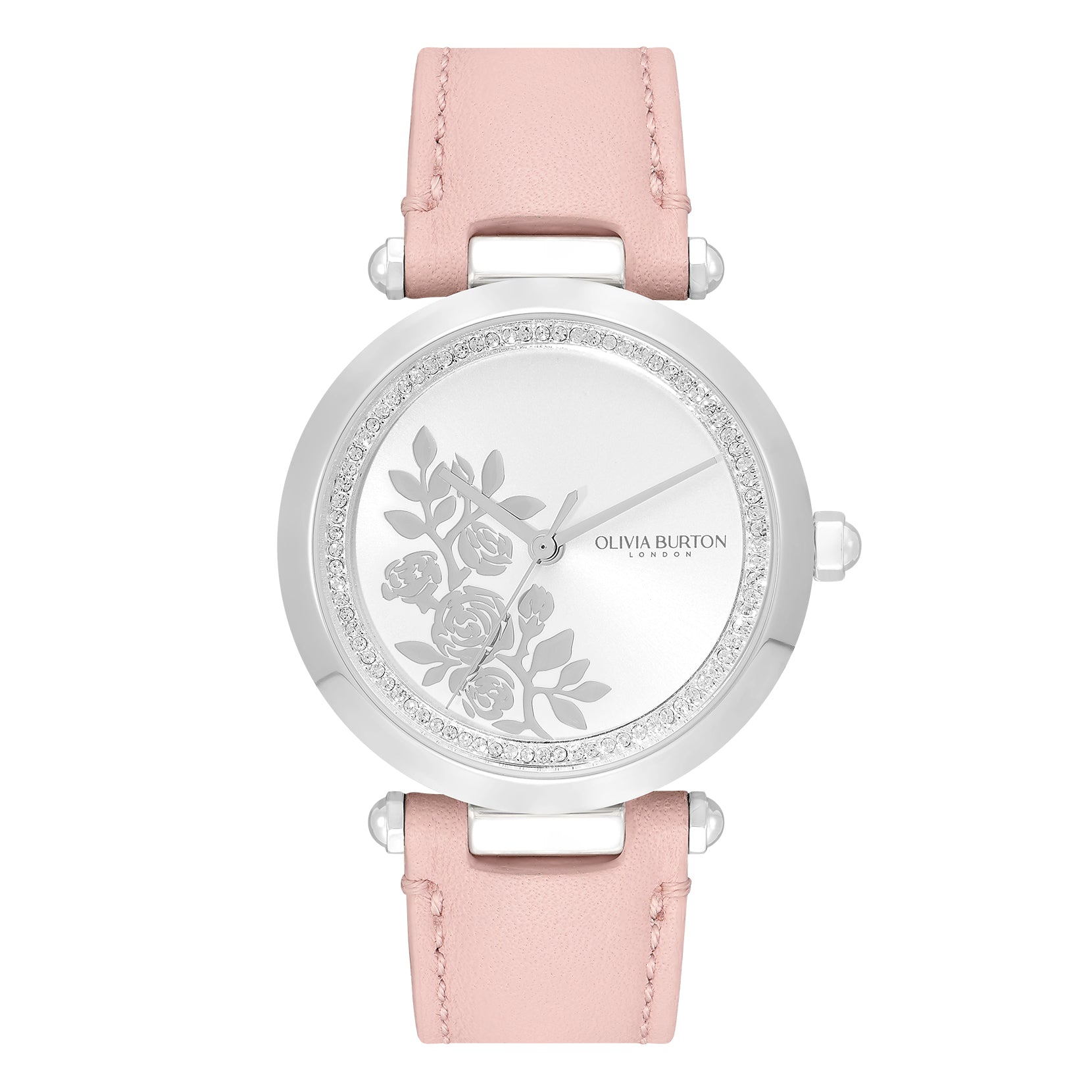 Ladies Signature T - Bar Florals Watch 24000046 Olivia Burton