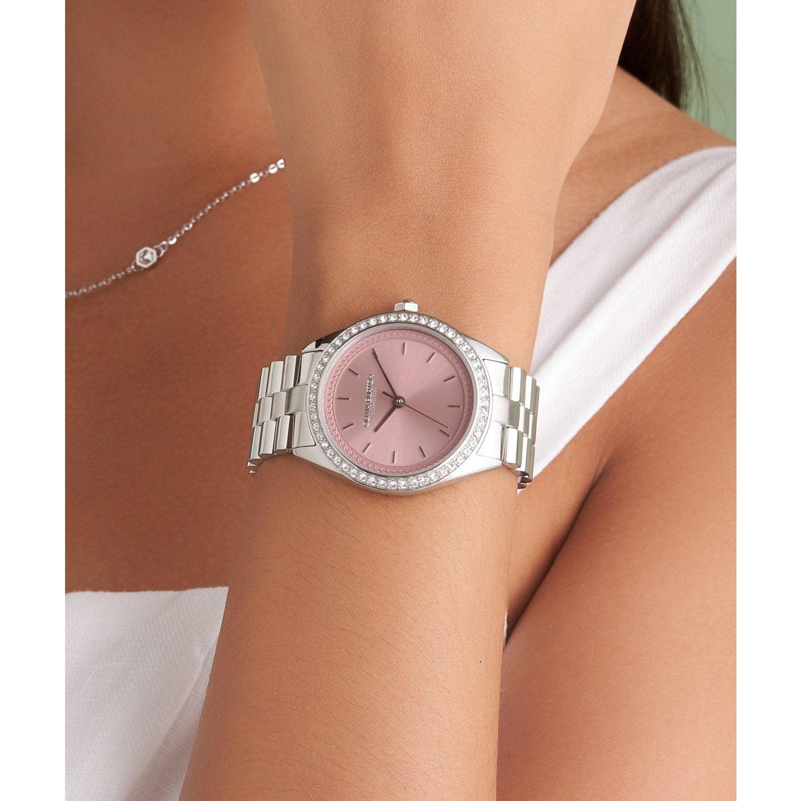Ladies Bejewelled Watch (24000134)