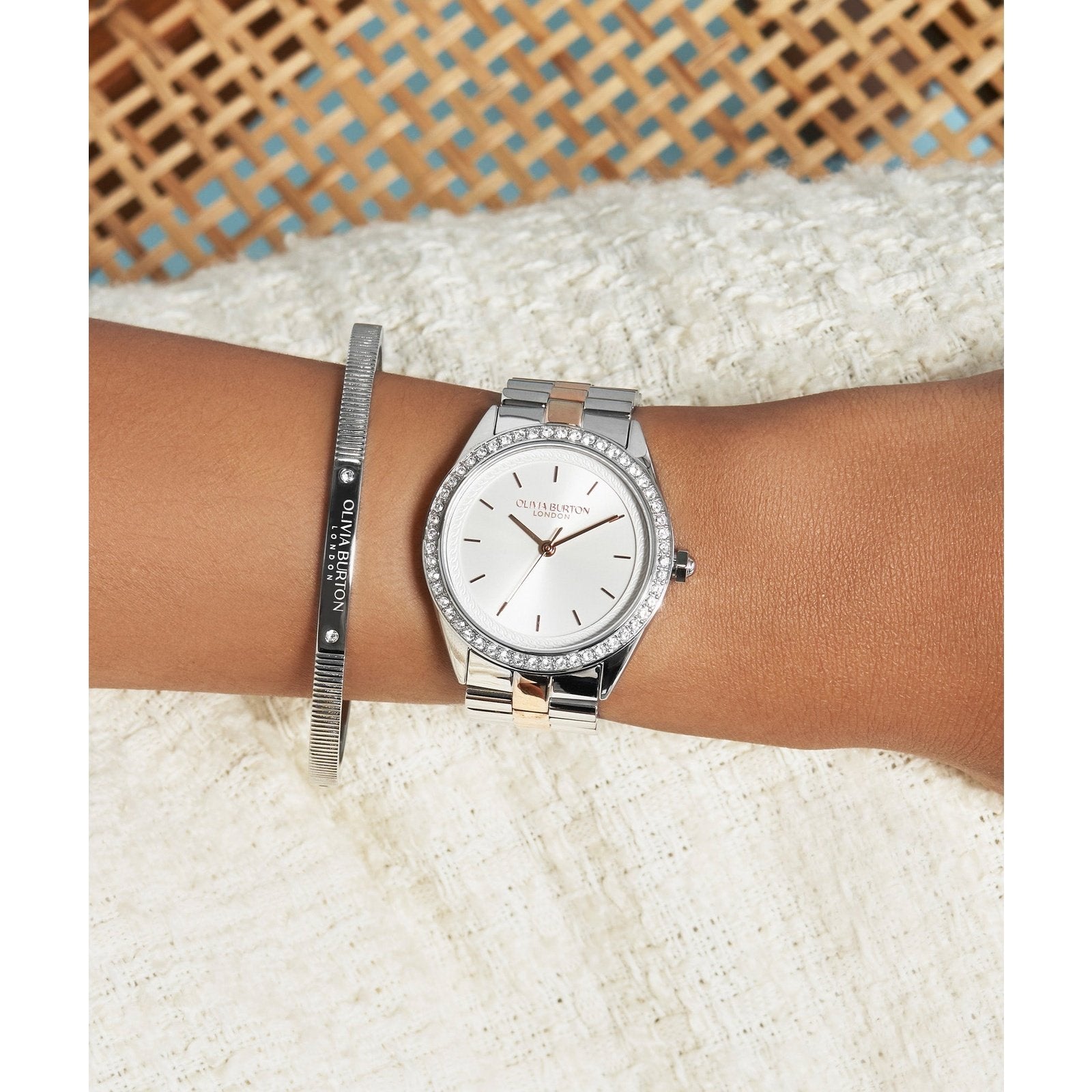 Ladies Bejewelled Watch (24000138)