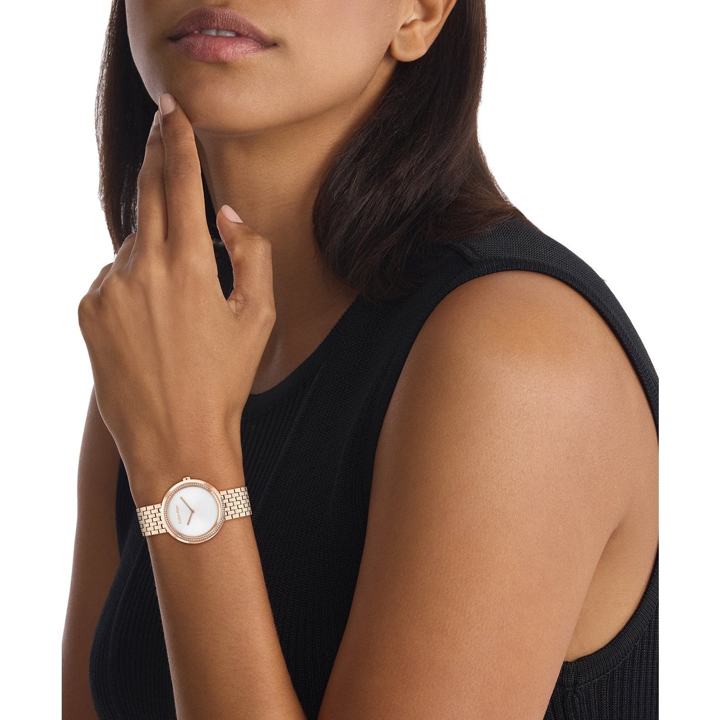 Ladies Twisted Bezel Watch (25100038)