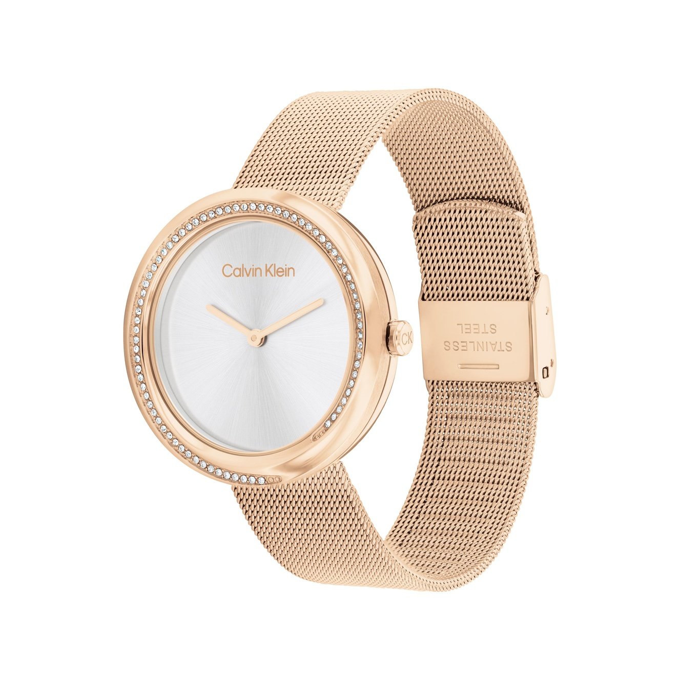 Ladies Twisted Bezel Watch 25200312 Calvin Klein