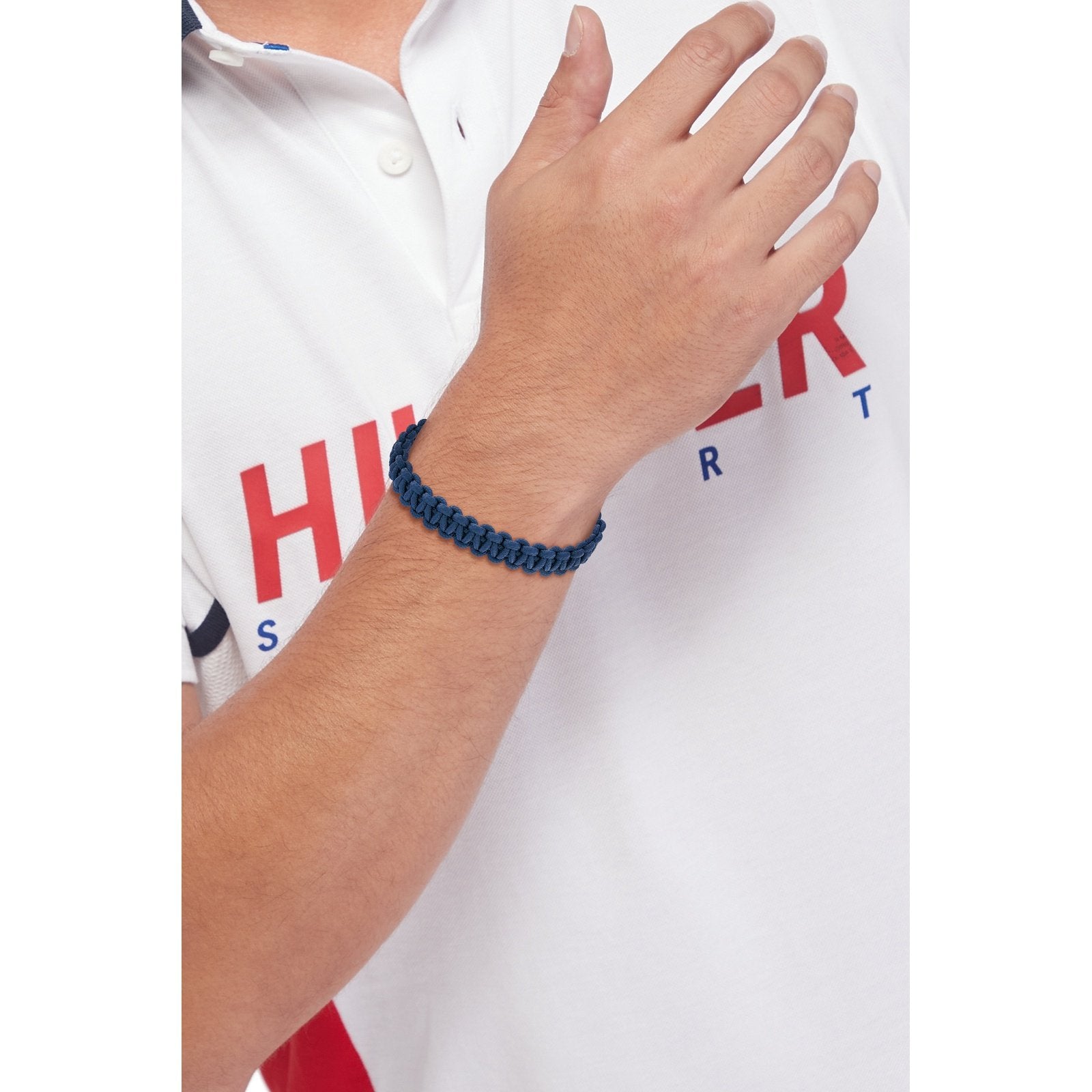 Men's Braided Textile Bracelet 2790493