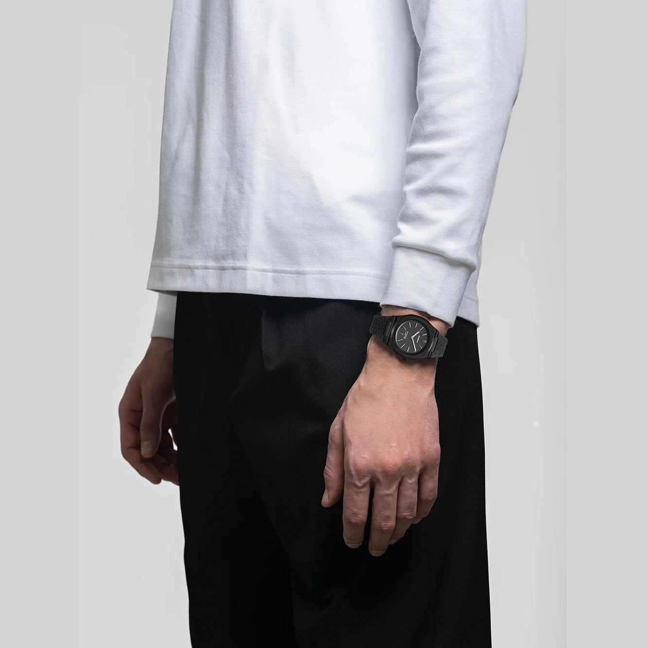 Men's Black Kevlar Watch (D1-UHKJ01)