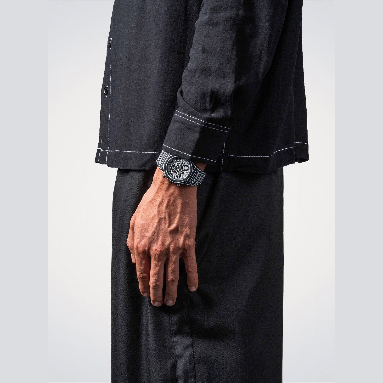 Men's Black Sketch Watch (D1-PHBJ14)