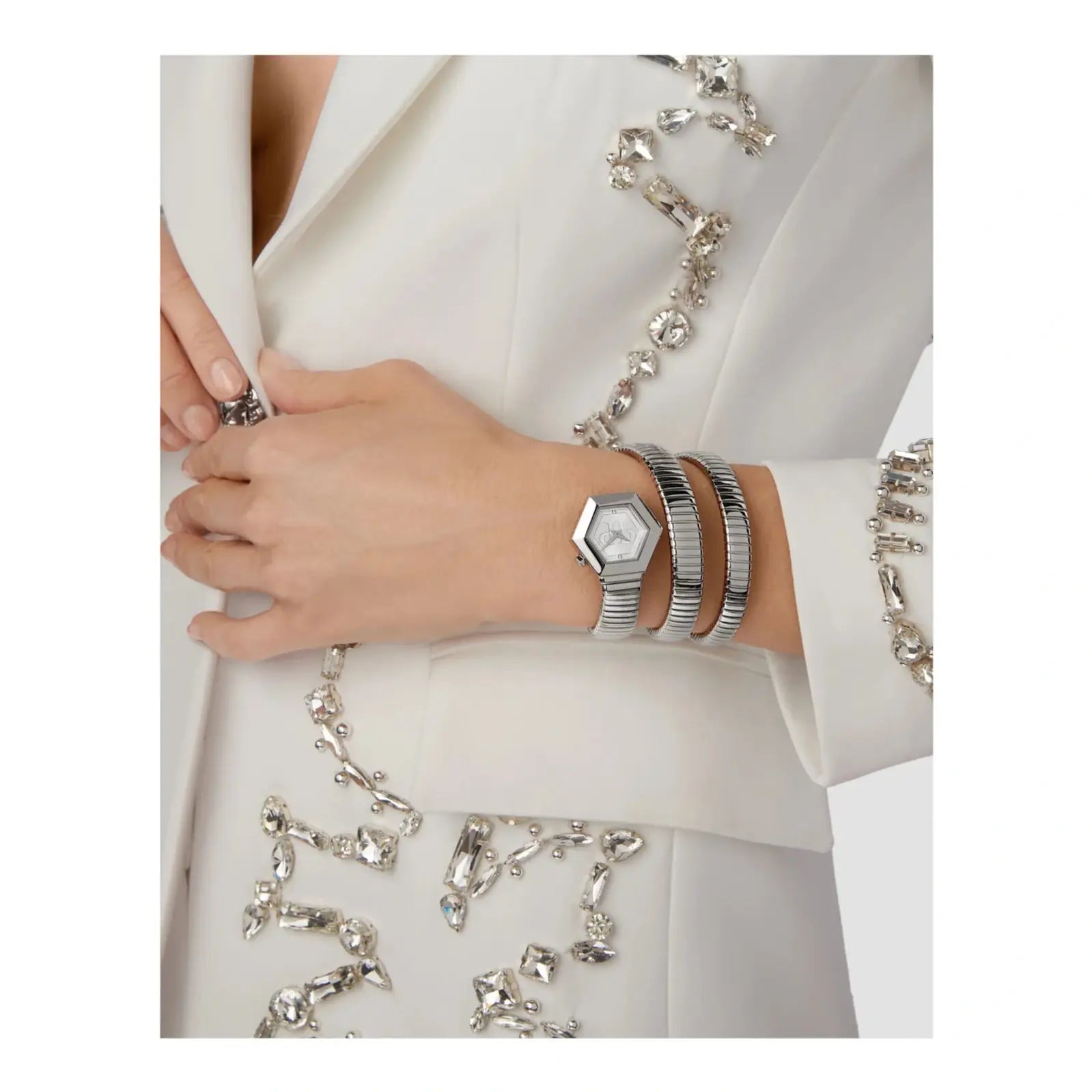 Ladies $nake Hexagon Watch PWZAA0123 Philip Plein