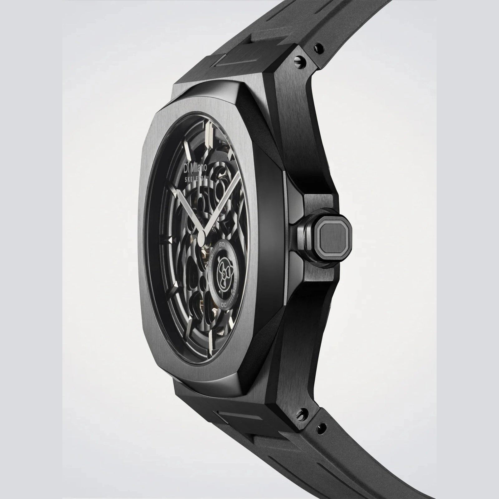 Men's Jet Black Watch (D1-SKRJ17)