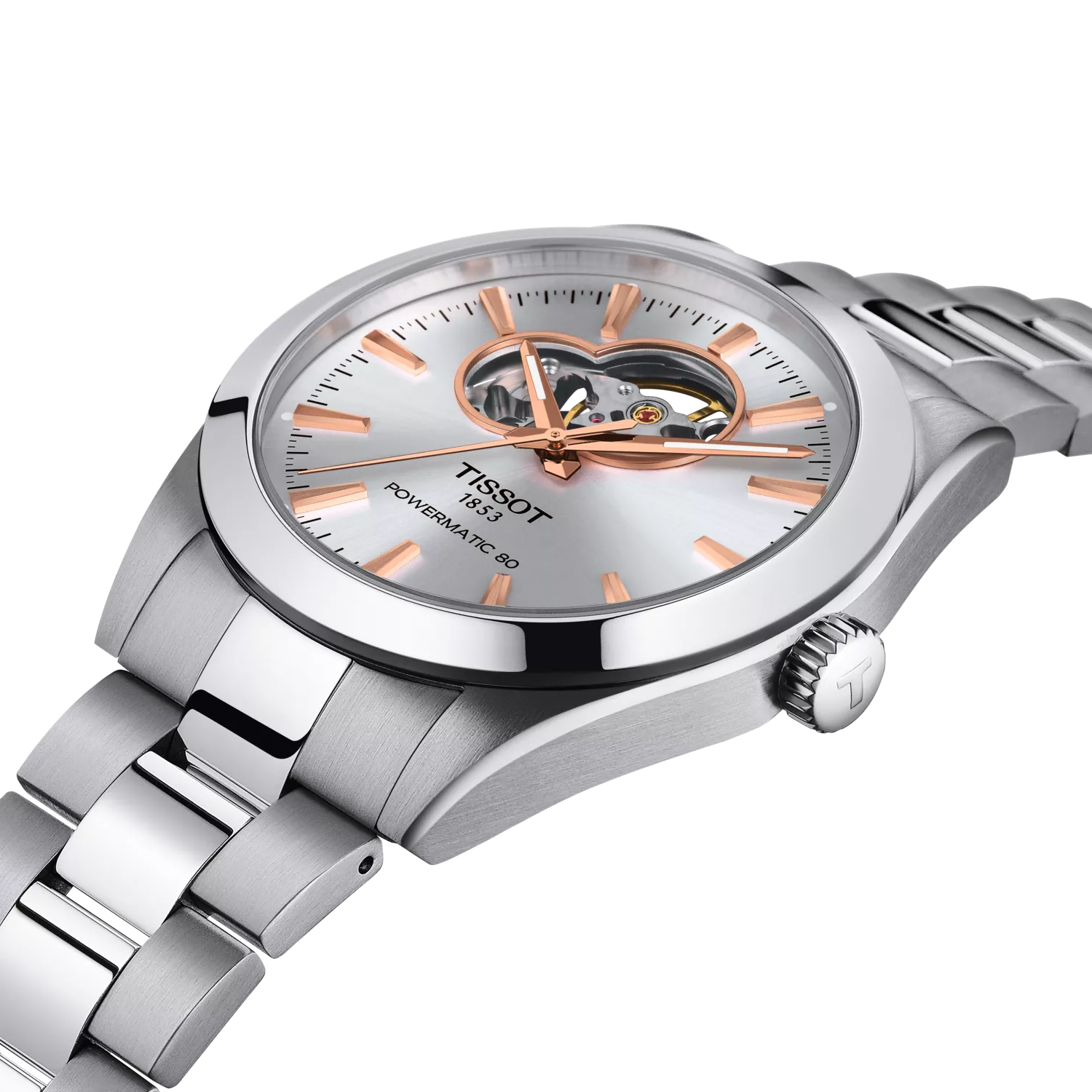Men's Gentleman Open Heart Watch (T1274071103101)