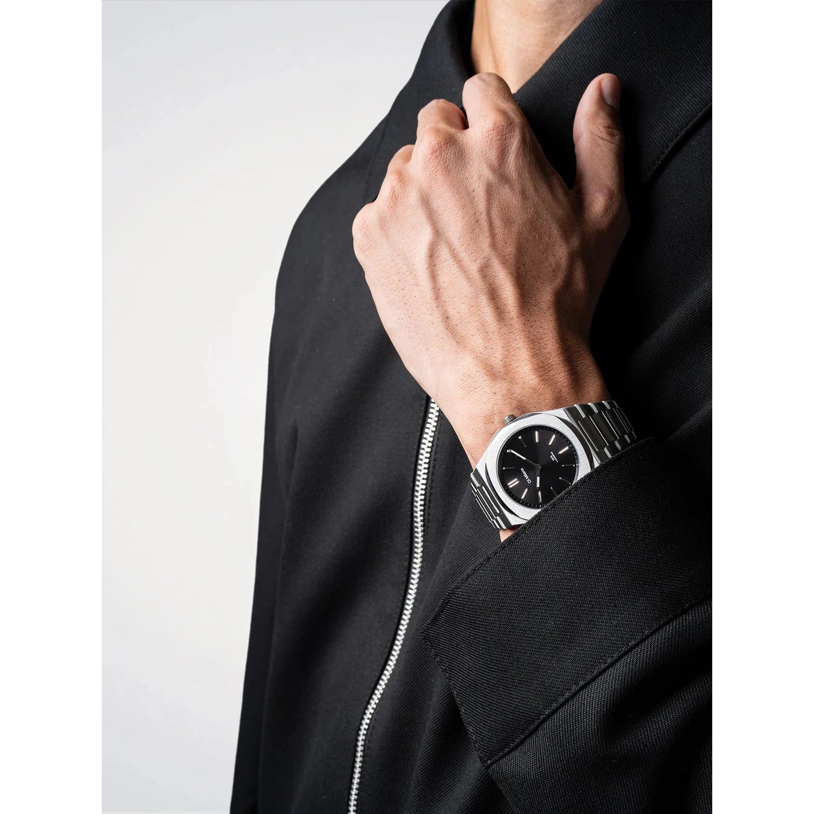 Men's Groovy Black Watch (D1-UHBJ01)