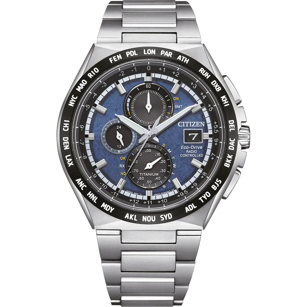 Men's Super Titanium Radio Controlled Watch (AT8238-84L)