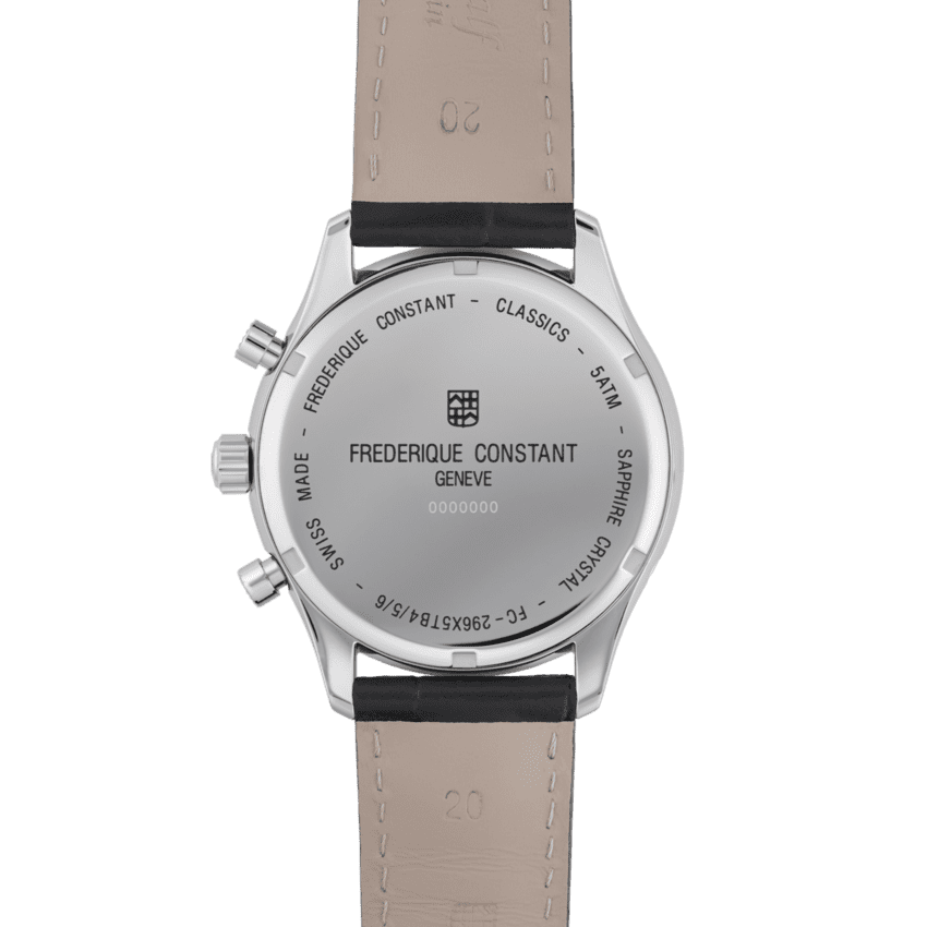 Men's Classics Chronograph Triple Calendar Watch FC-296SW5B6 Frederique Constant