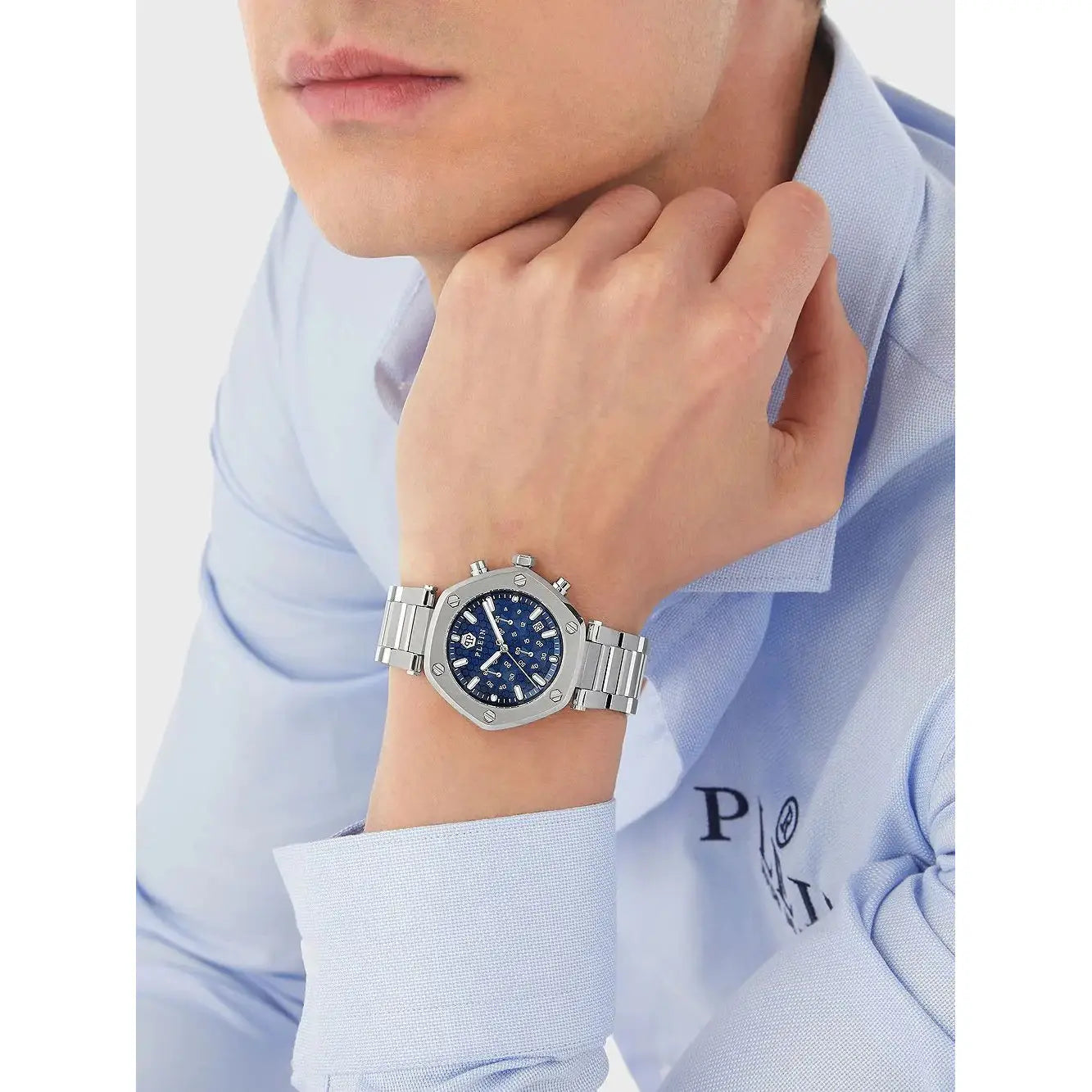Men's Hexagon Chronograph Watch (PWZBA0323).