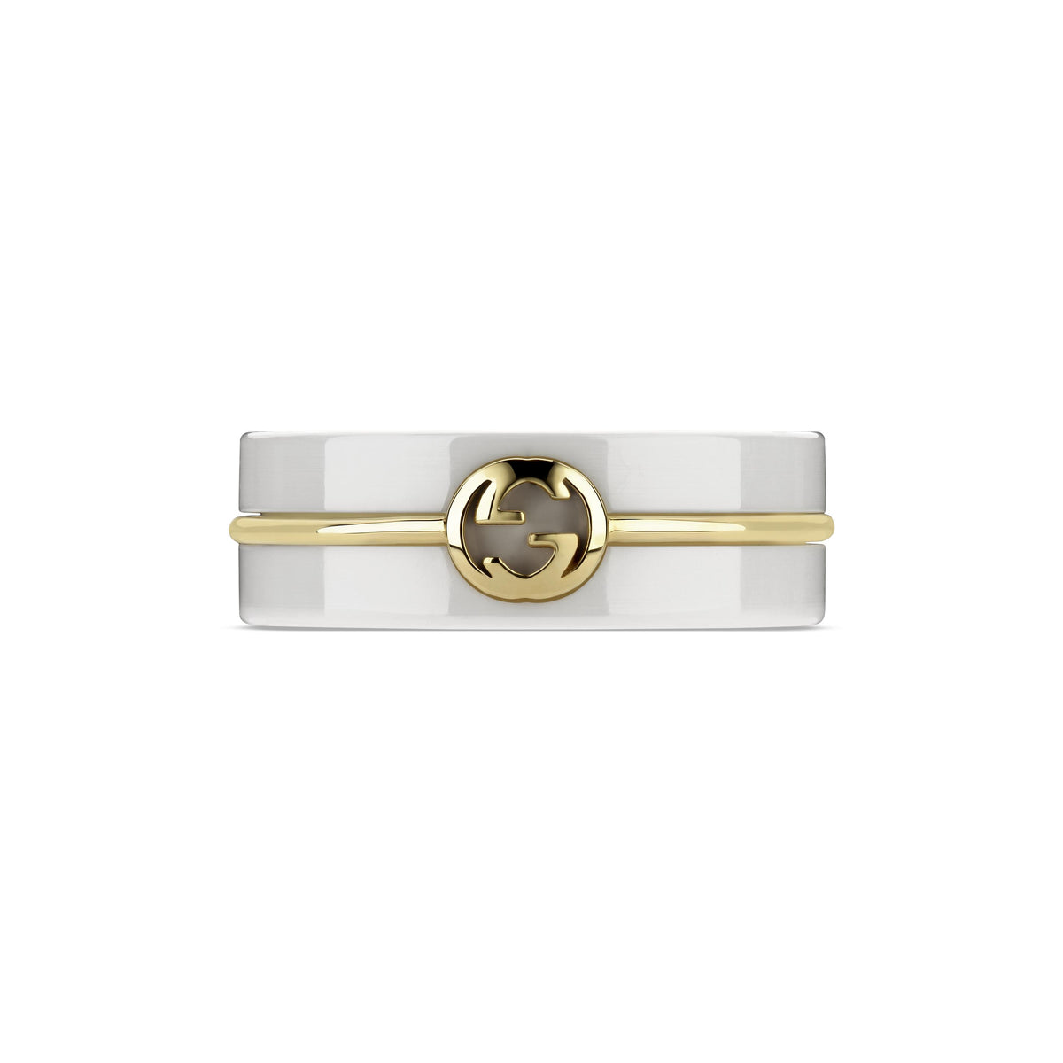Gucci Interlocking Zirconia Ring (YBCA002P9001)