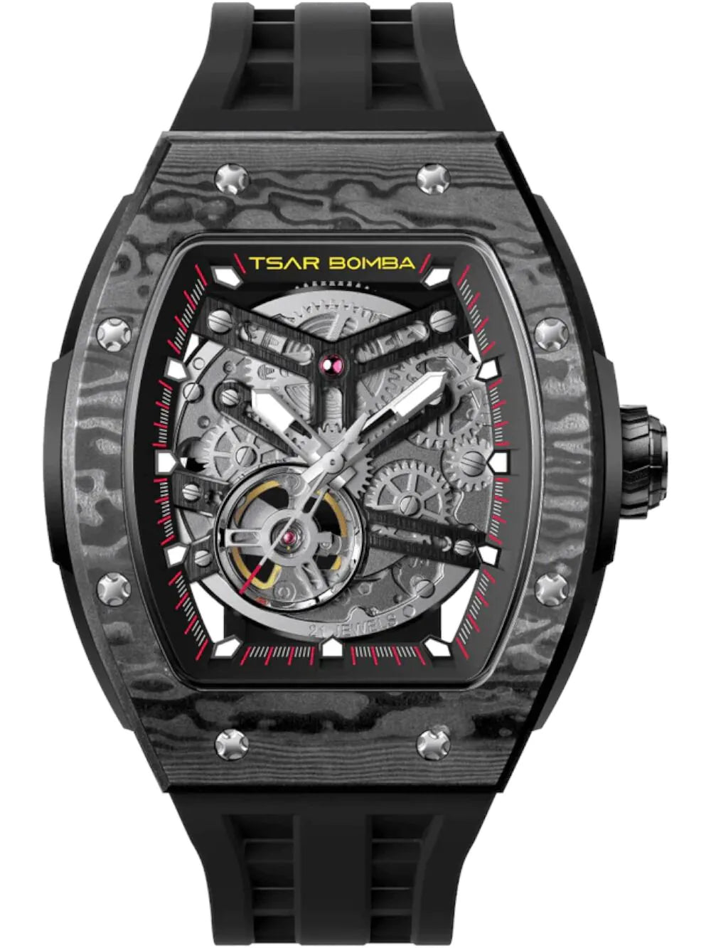 Men's Elemental Carbon Automatic Watch (TB8228CF-01)