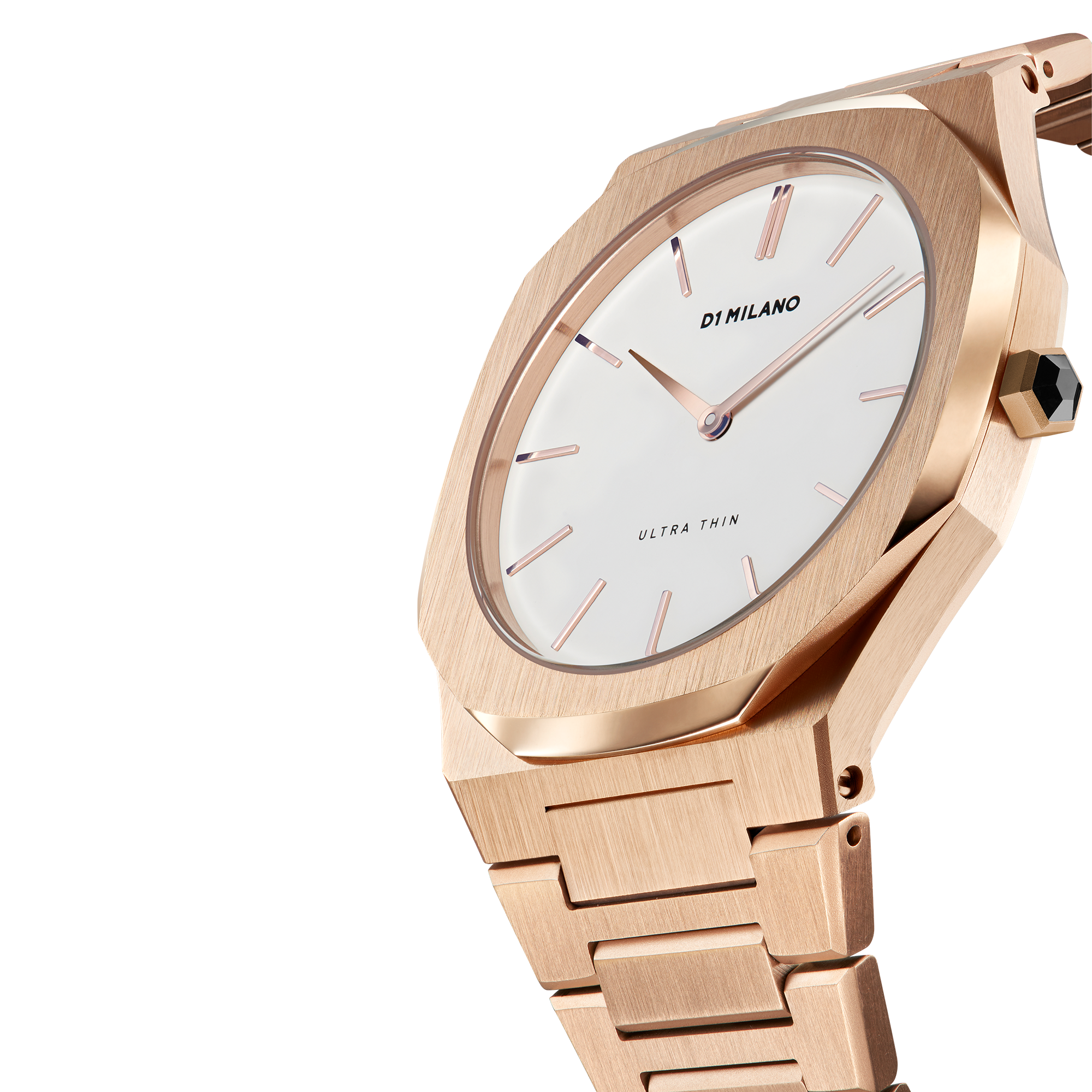 Ladies Ultra Thin Bracelet Rose Gold Watch D1-UTBL02 D1 Milano