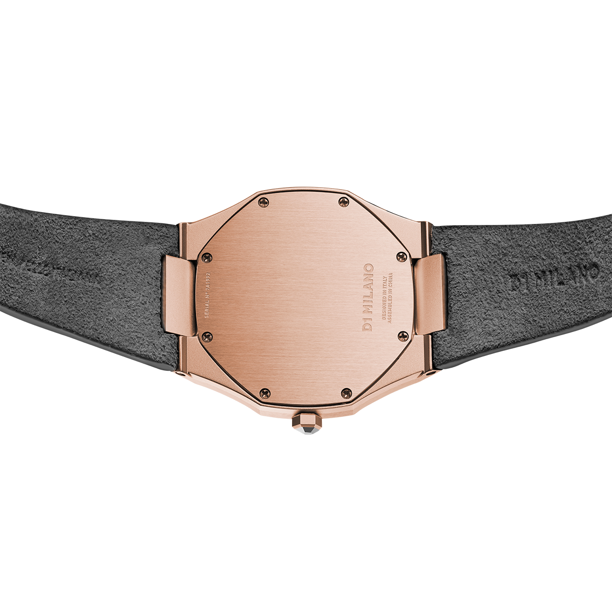 Ladies Ultra Thin Suede Italian Gold Watch D1-A-UTL03 D1 Milano