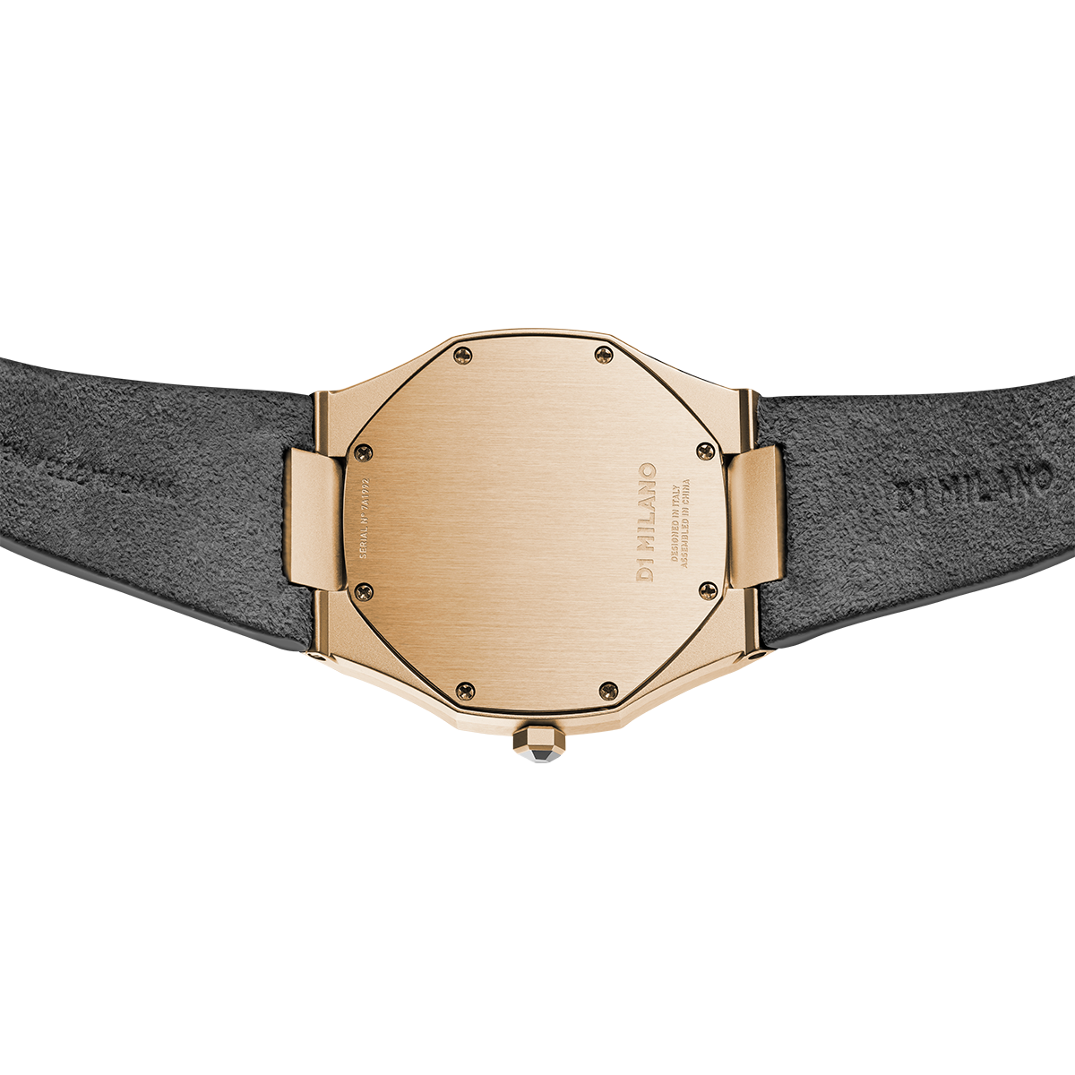 Ladies Ultra Thin Suede Venice Grey Watch D1-A-UTL05 D1 Milano