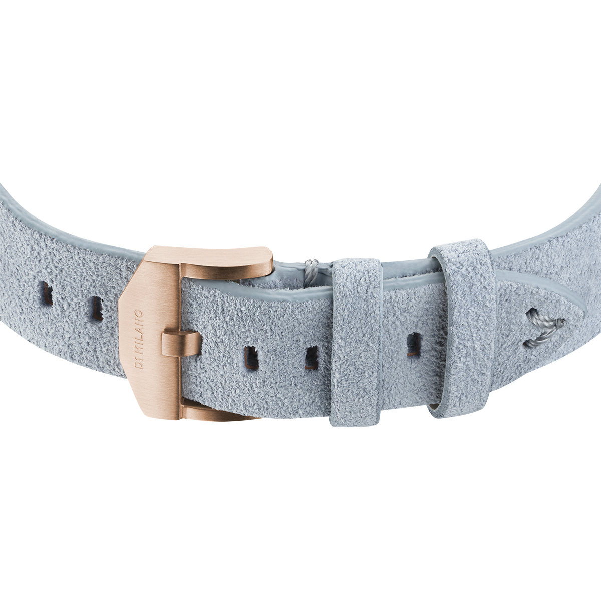 Ladies Ultra Thin Suede Capri Light Blue Watch D1-A-UTL04 D1 Milano