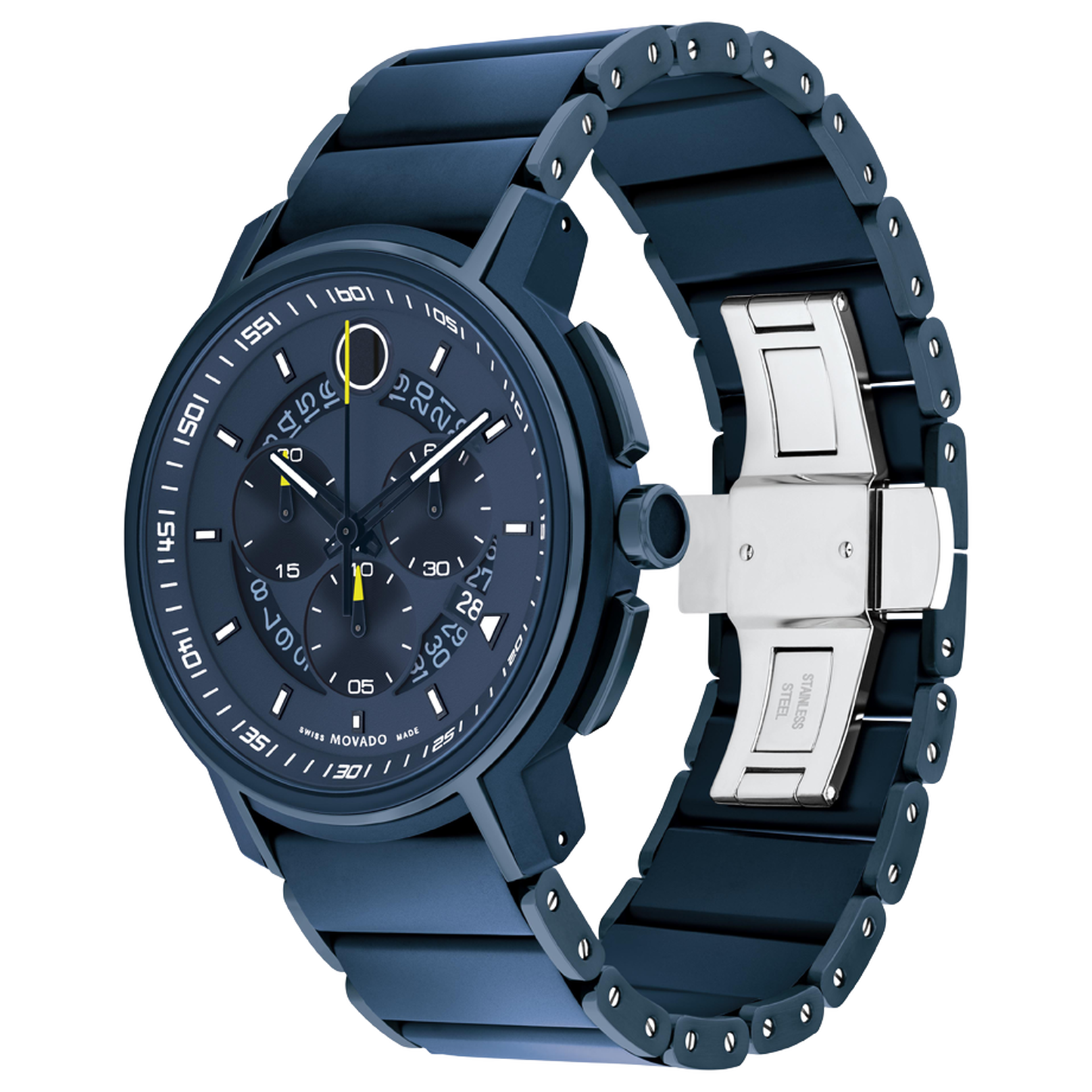 Men's Strato Chronograph Watch 607555 Movado