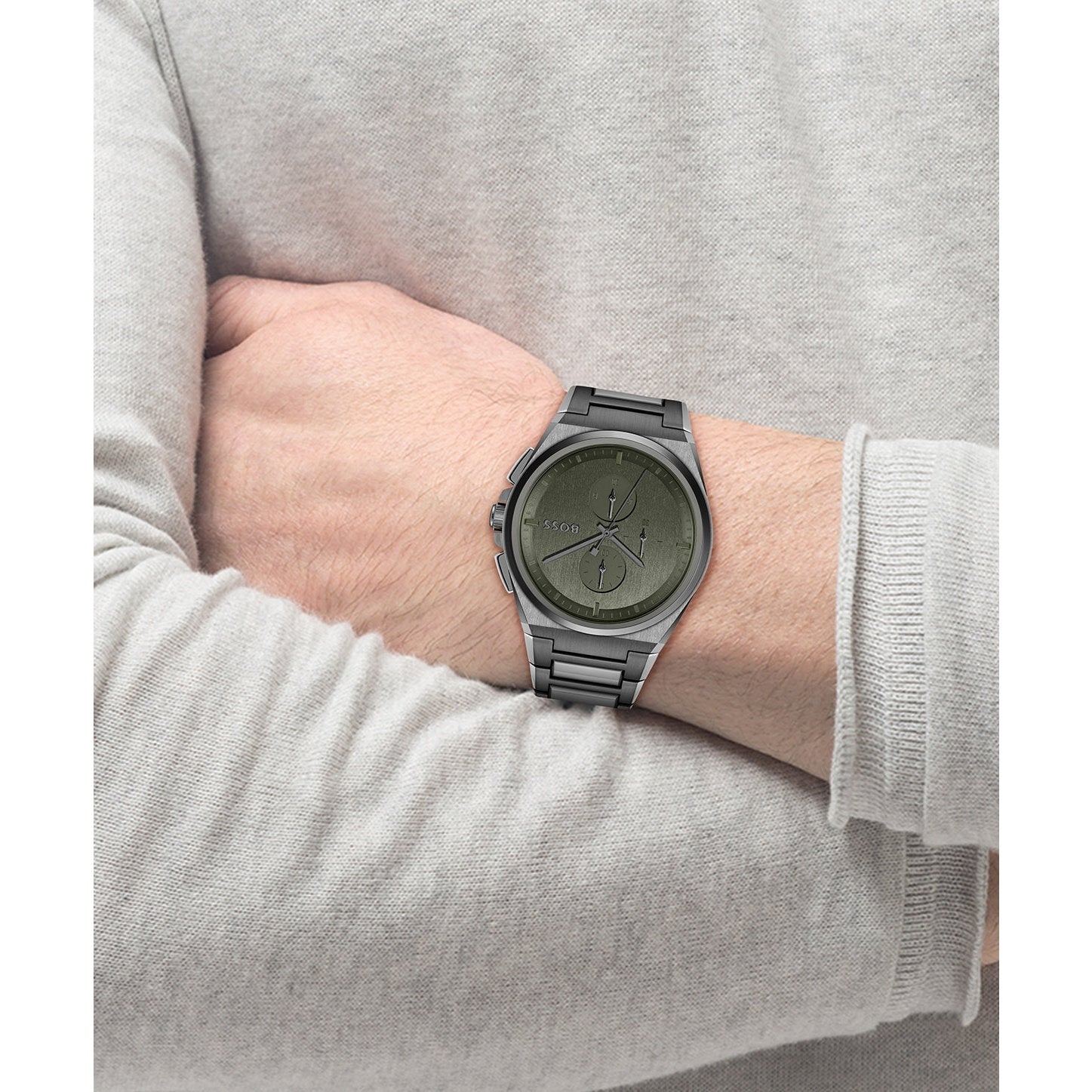 Men's Steer Chrono Watch 1514045 Hugo Boss