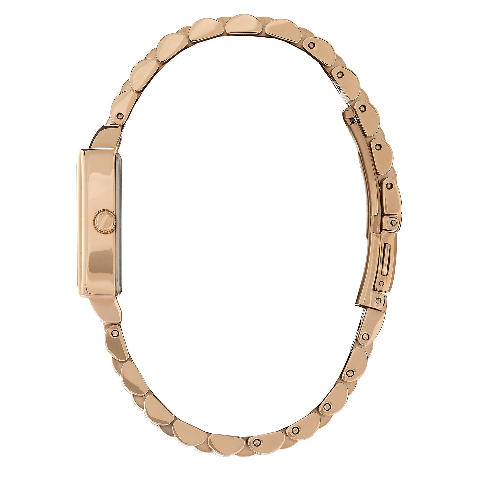 Townhouse Rectangle Carnation Gold Bracelet Watch 24000014 Olivia Burton