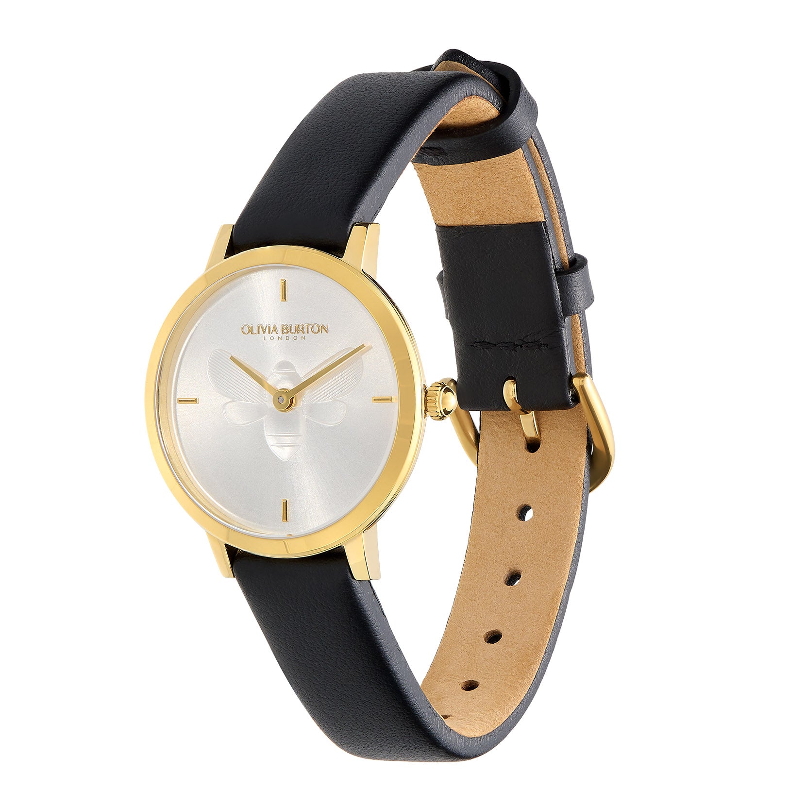 Ladies Signature Ultra Slim Bees Watch 24000019 Olivia Burton