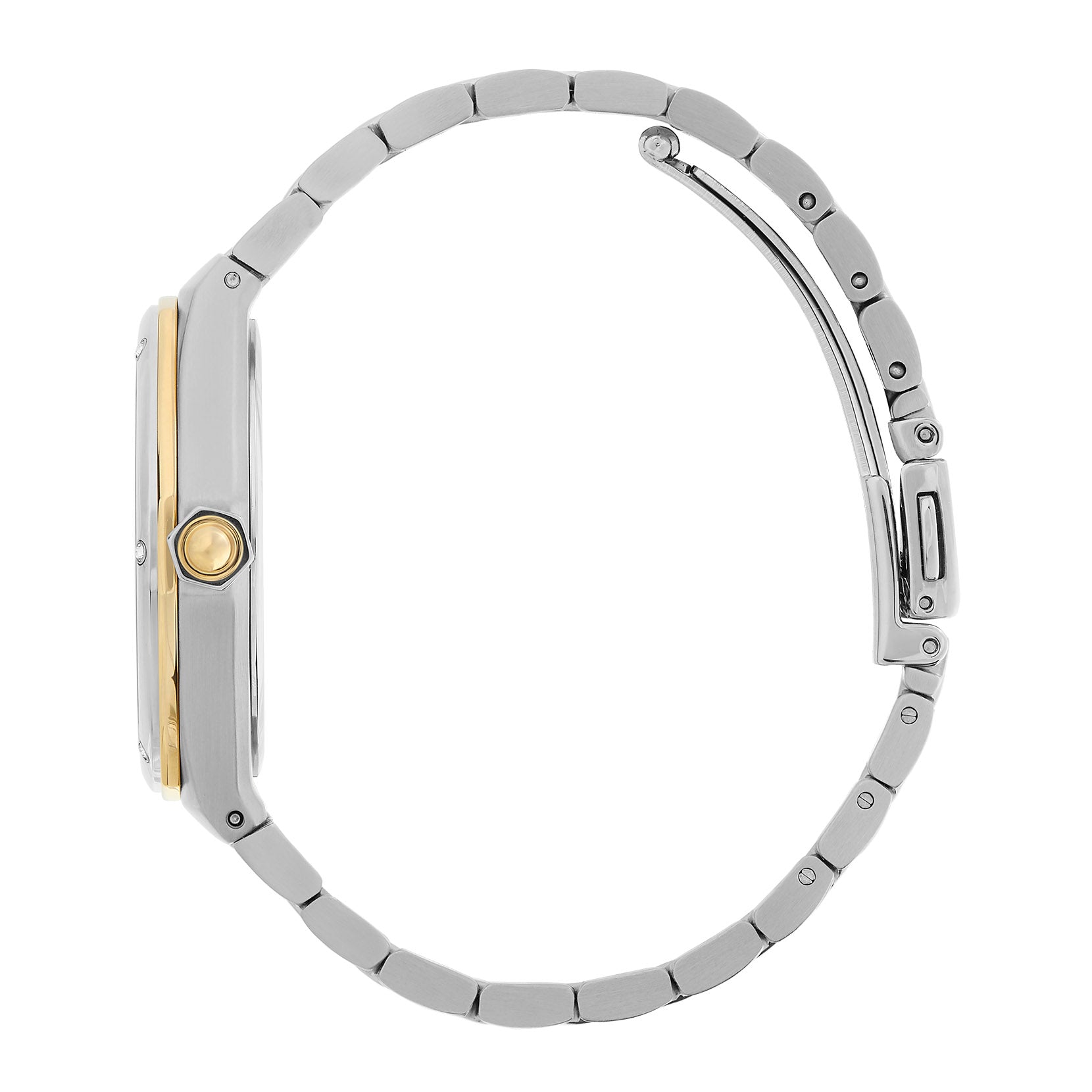 Hexa White Gold and Silver Bracelet Watch 24000031 Olivia Burton
