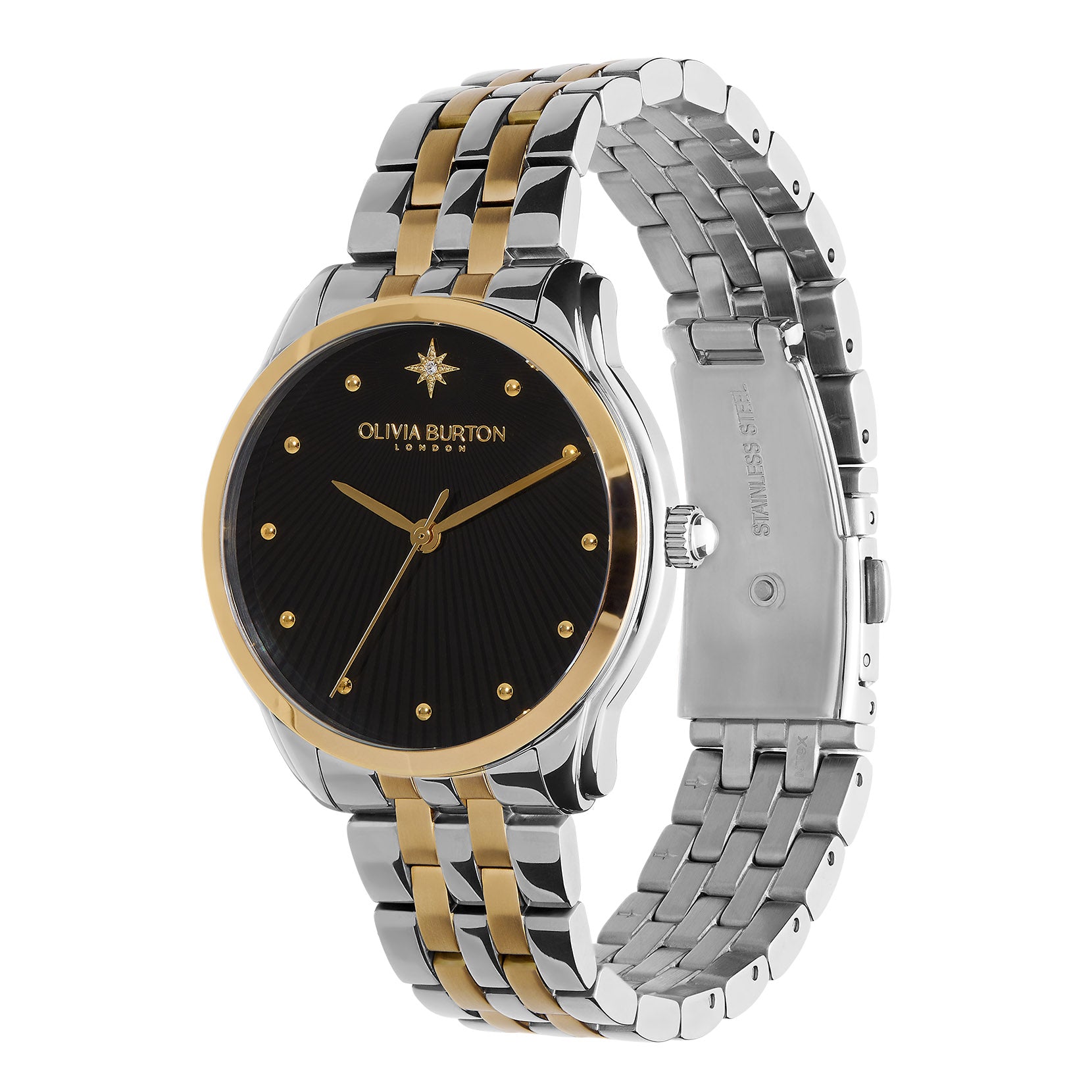 Starlight Black & Two Tone Bracelet Watch 24000049 Olivia Burton