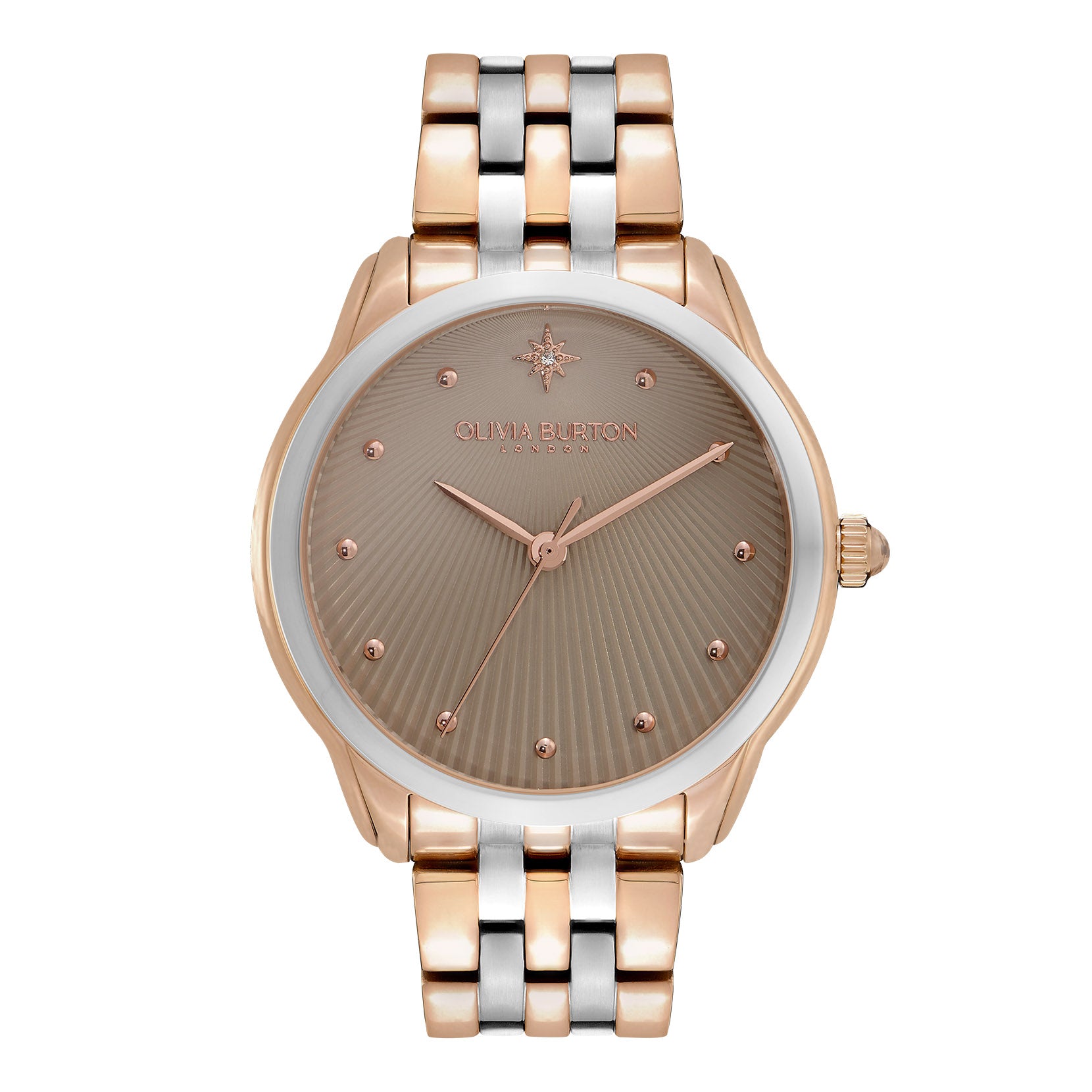 Starlight Grey & Two Tone Bracelet Watch 24000050 Olivia Burton