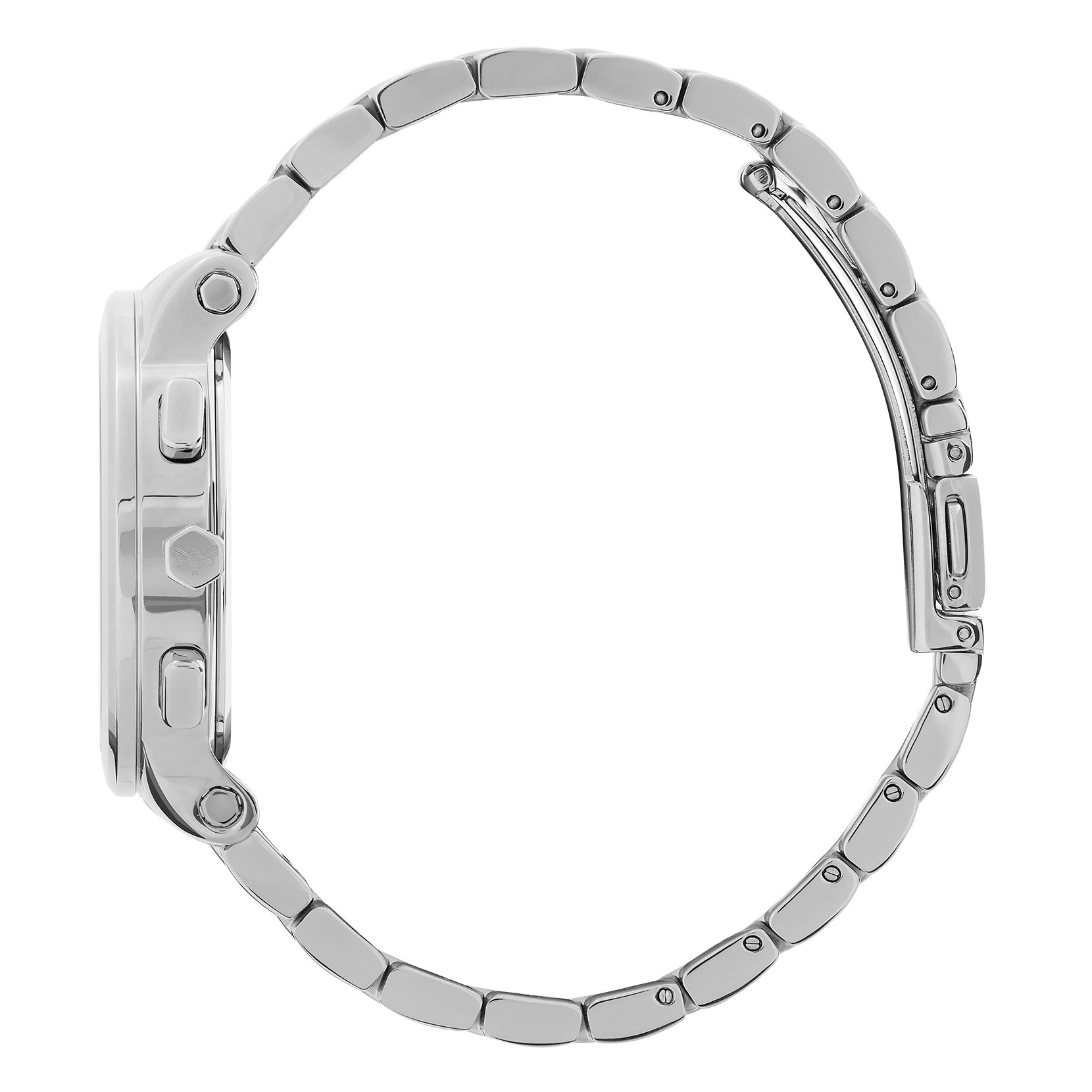 Multi-Function Blue & Silver Bracelet Watch 24000065 Olivia Burton
