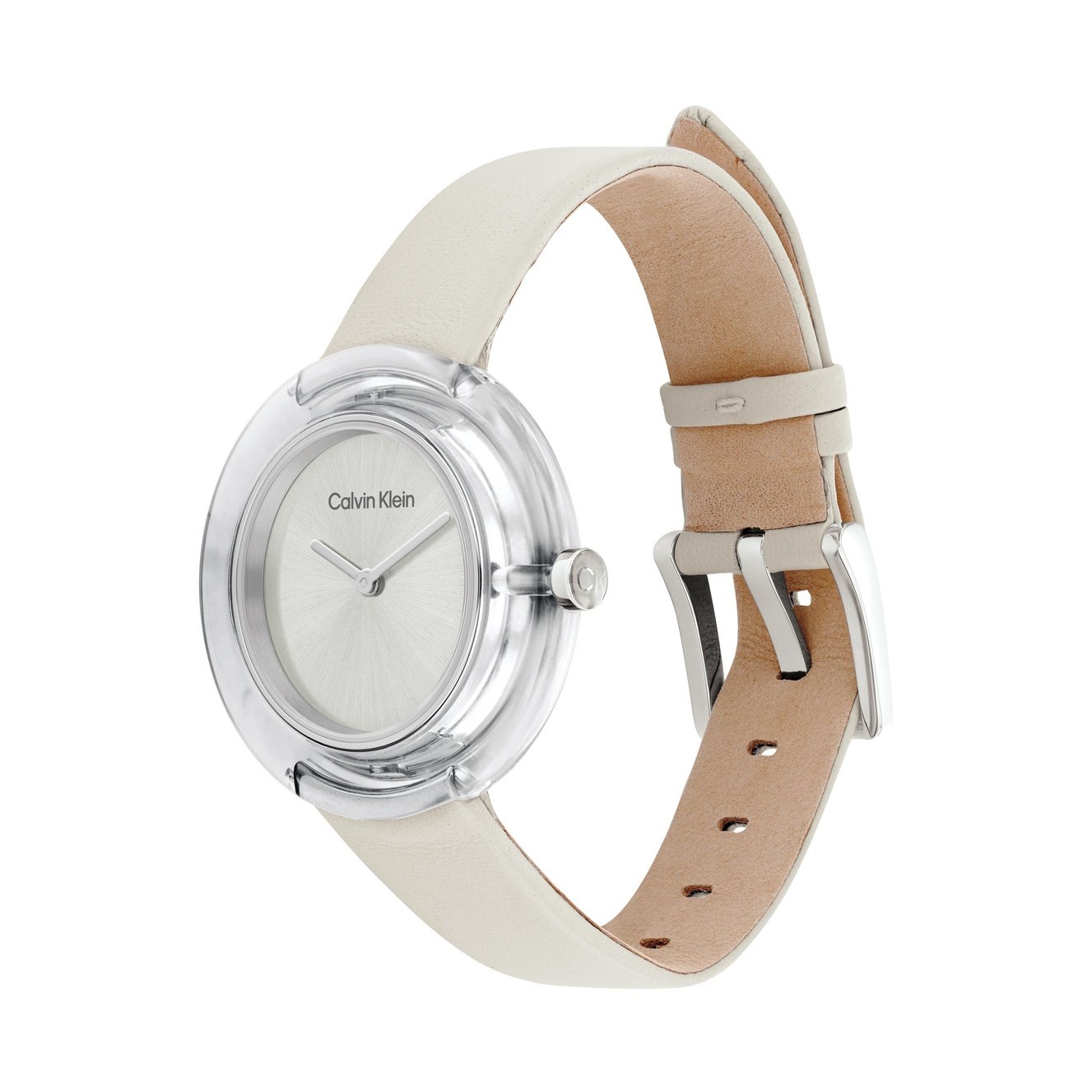 Ladies Circular Transparent Watch 25200019 Calvin Klein
