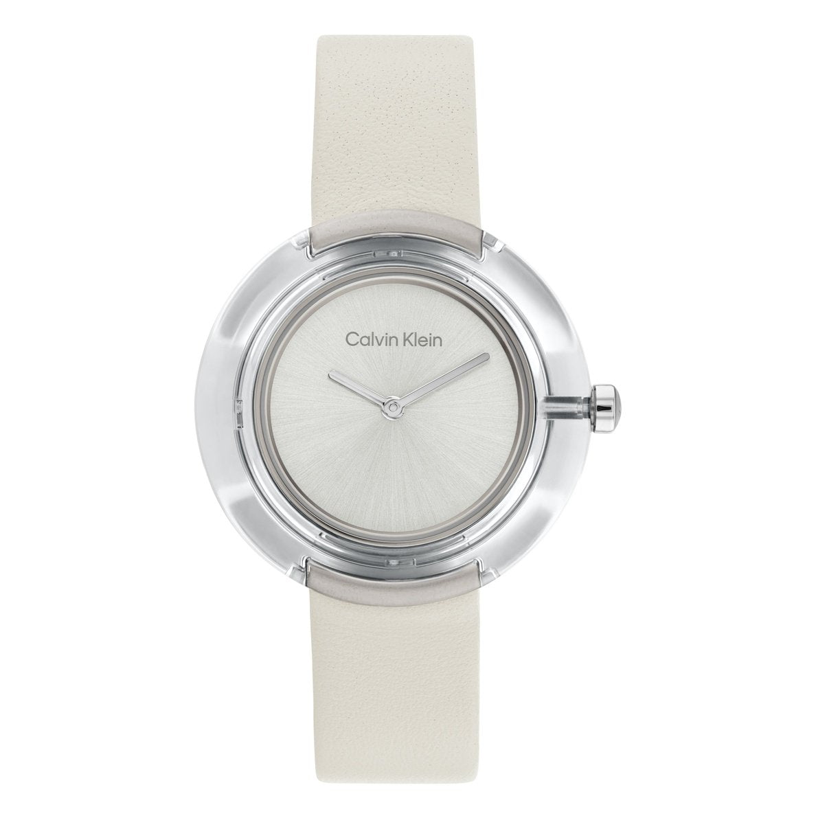 Ladies Circular Transparent Watch 25200019 Calvin Klein