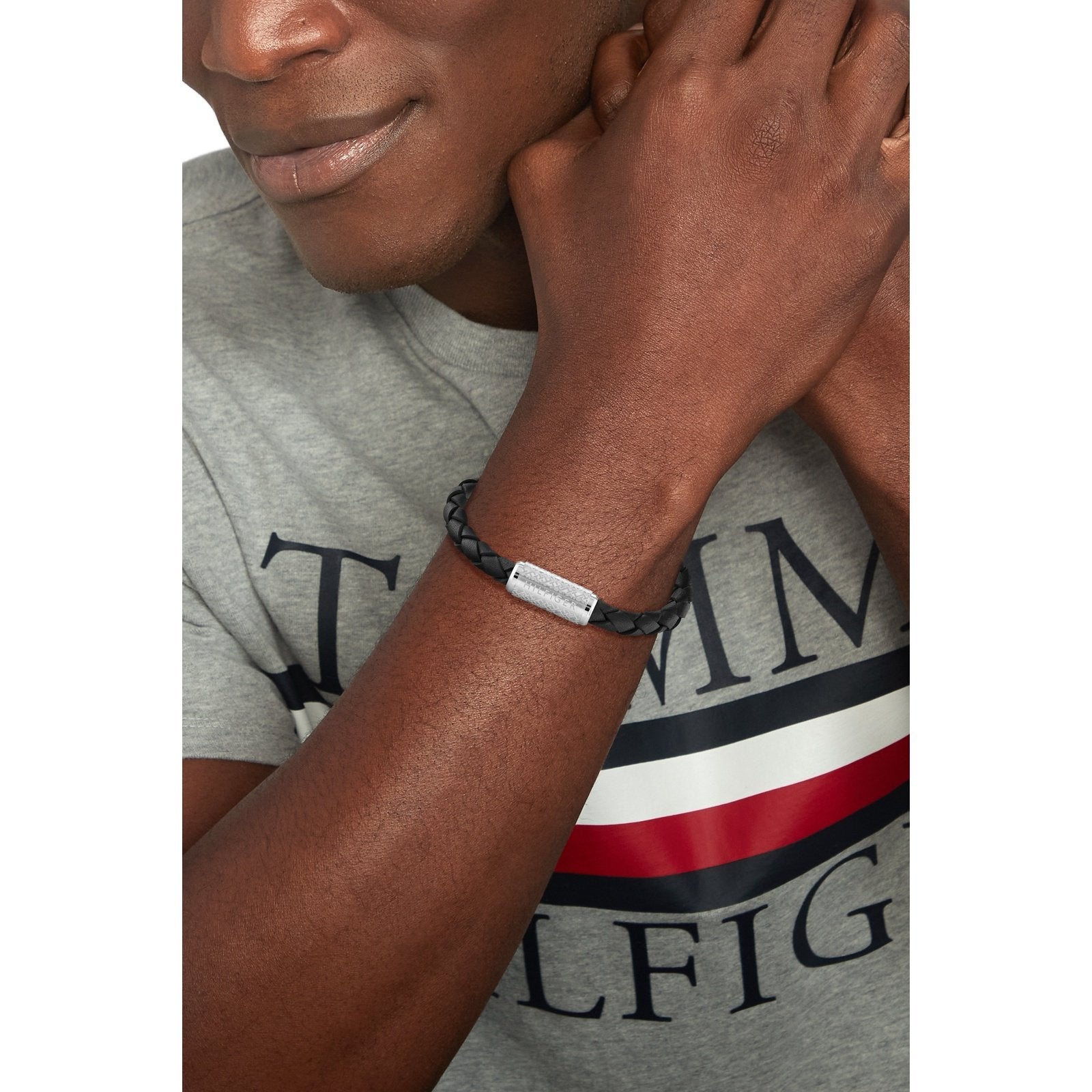 Men's Exploded TH Braid Bracelet 2790479 Tommy Hilfiger Jewelry