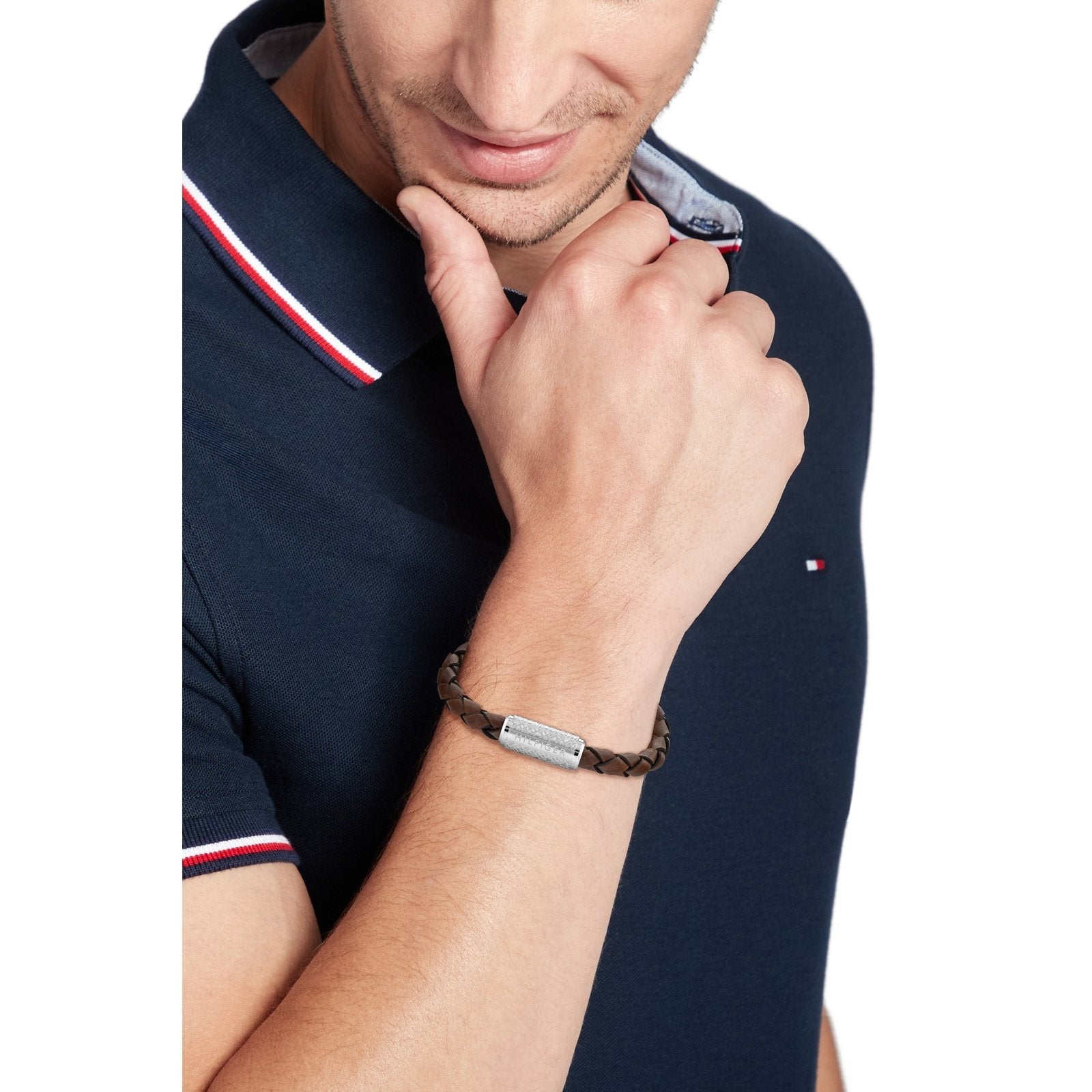 Men's Exploded TH Braid Bracelet 2790482 Tommy Hilfiger Jewelry