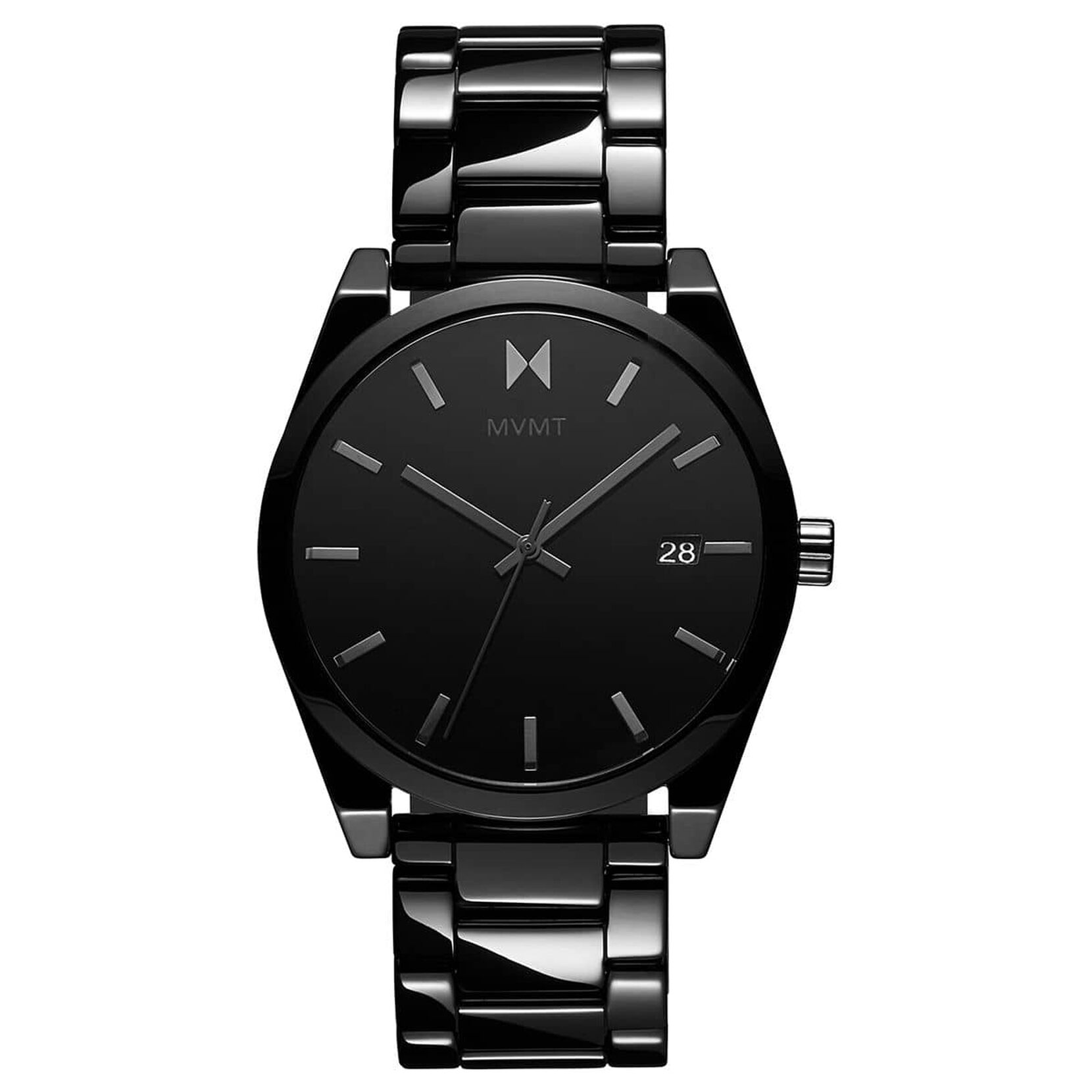 Men's Gloss Black Element Ceramic Watch 28000252-D MVMT