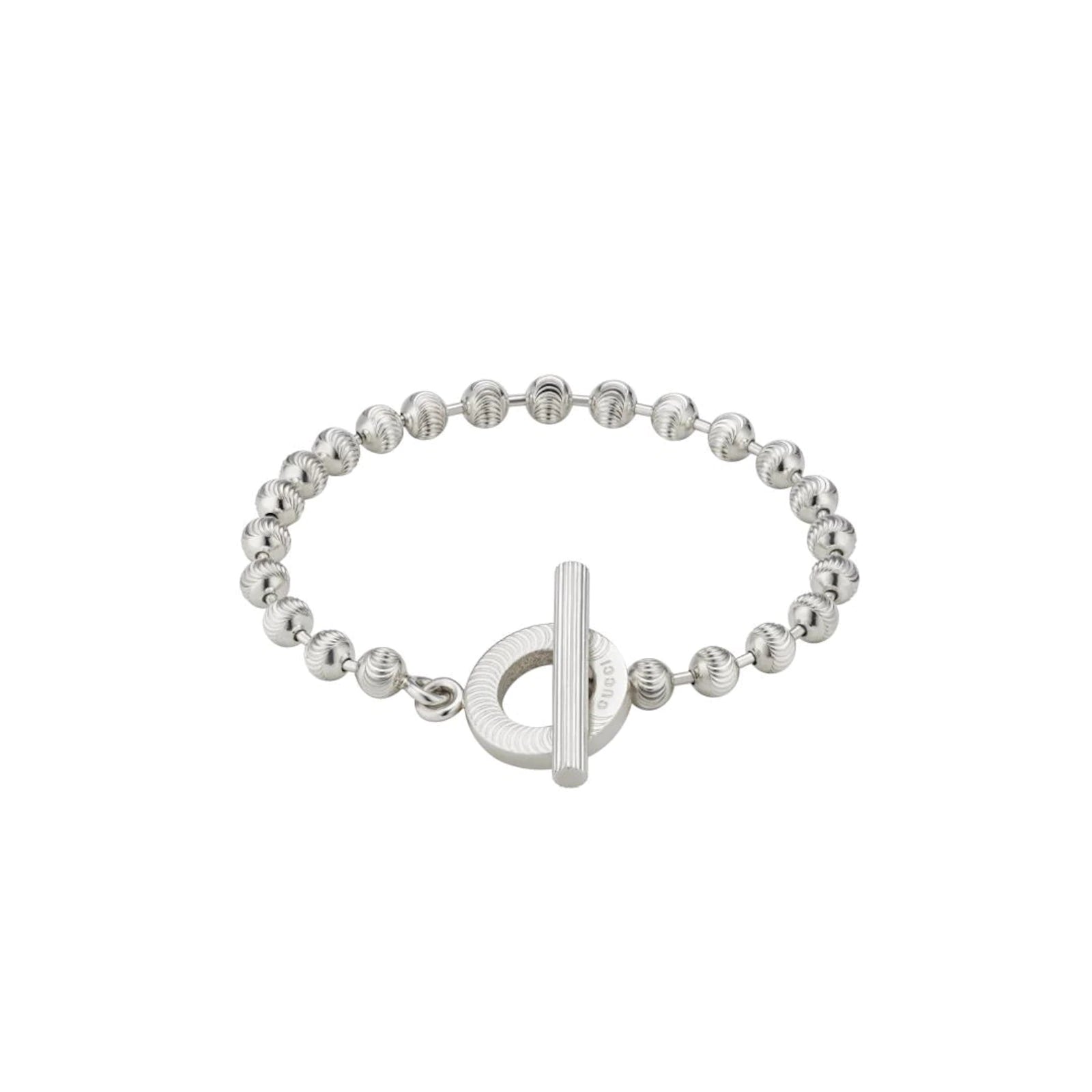 Boule Chain Silver Bracelet YBA602707001 Gucci Jewelry