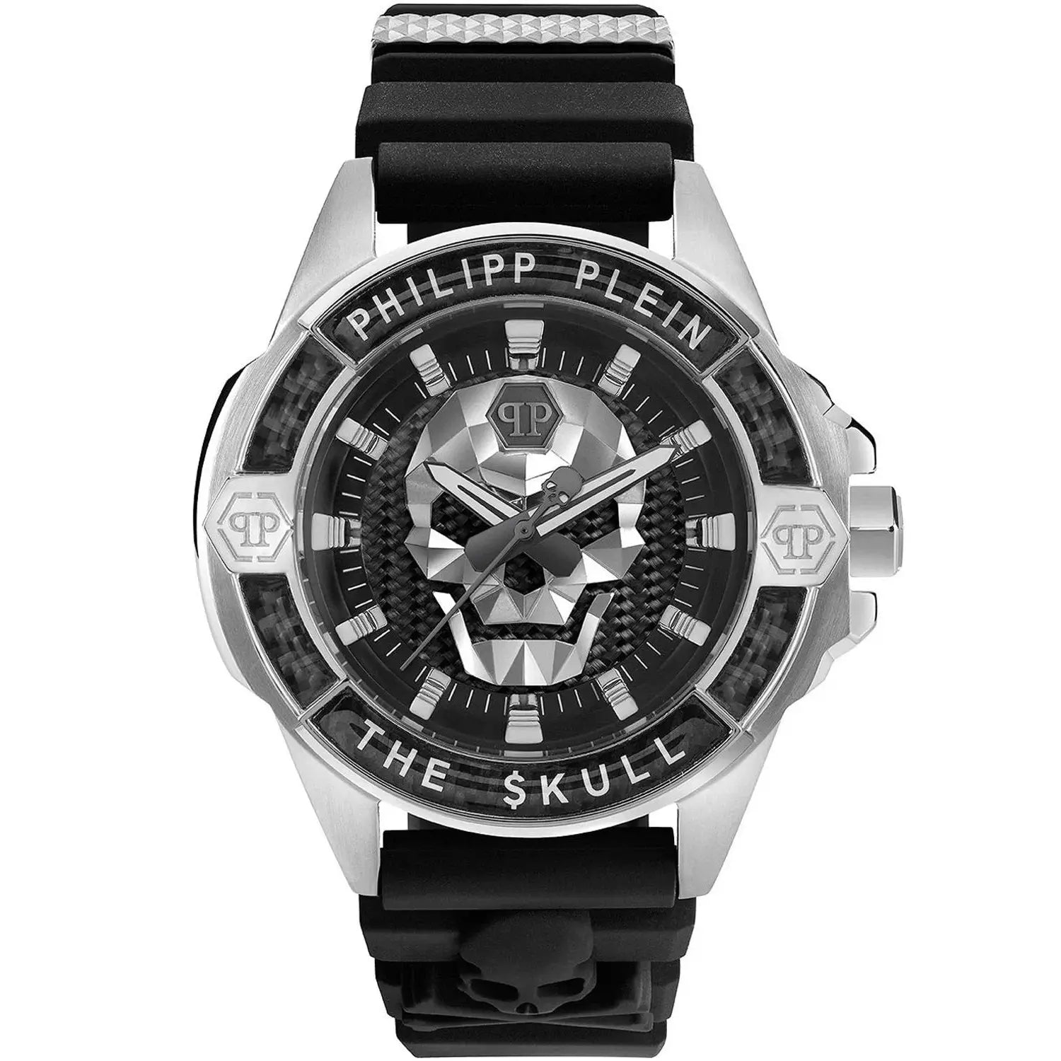 Men's $kull Carbon Fiber Watch 44mm PWAAA1622 Philip Plein