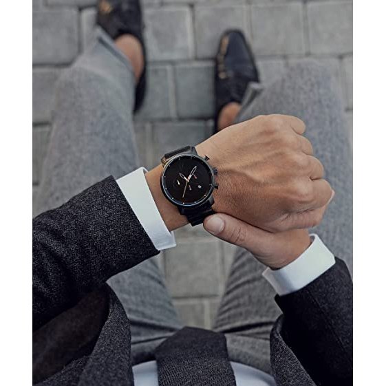 Men's Chrono Gunmetal Watch D-MC01-BBRG MVMT