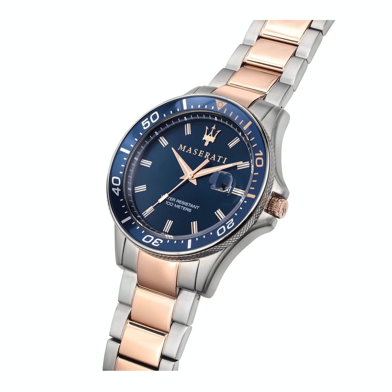 Men's Sfida Two Tone Rose Gold Watch R8853140003 Maserati