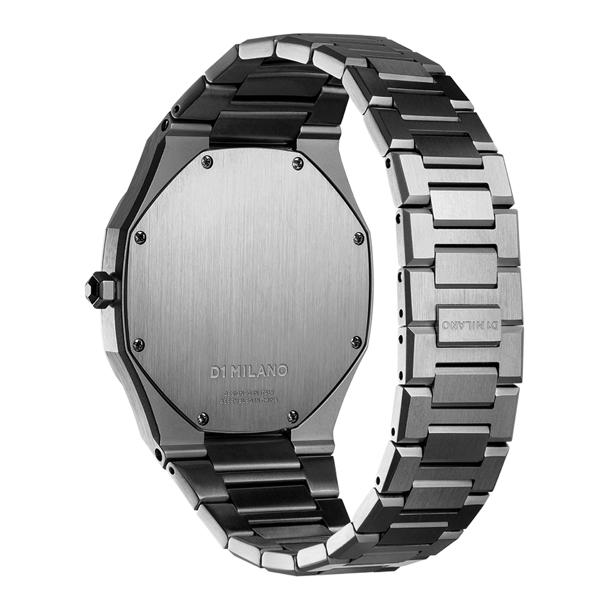 Men's Ultra Thin Bracelet Gun Metal Watch S-A-UTB02 D1 Milano