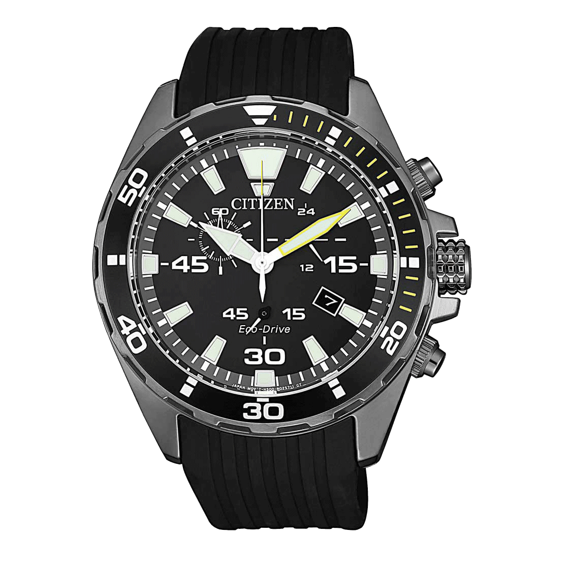 Men's Eco-Drive Marine 100m Chronograph Sports Watch AT2437-13E Citizen