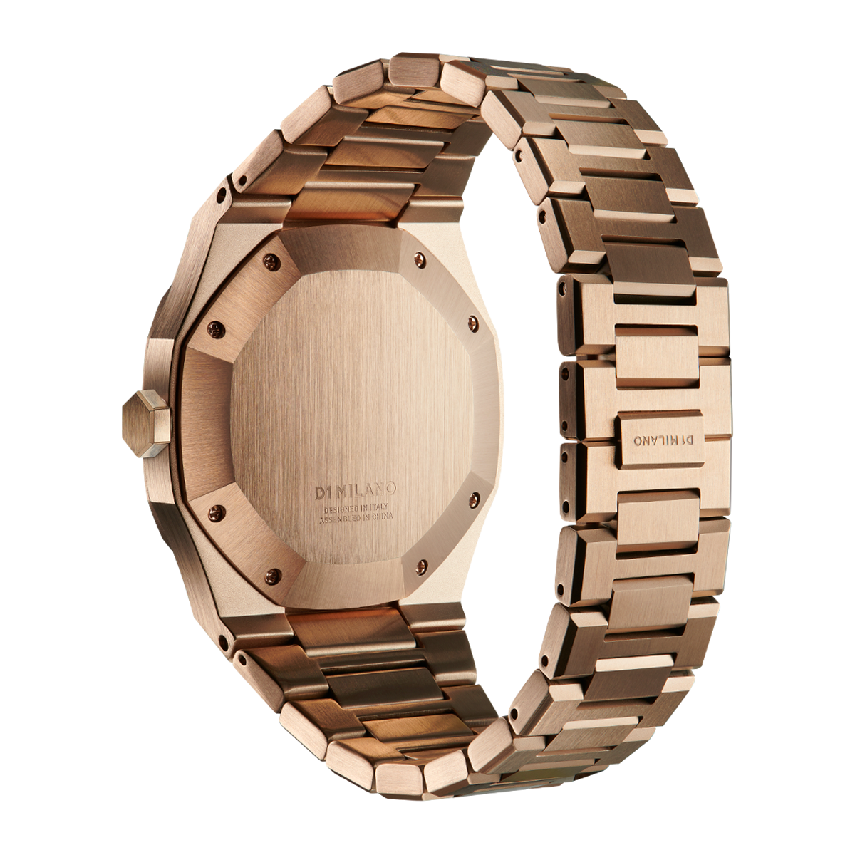 Men's Automatic Bracelet Rose Gold Watch D1-ATBJ03 D1 Milano