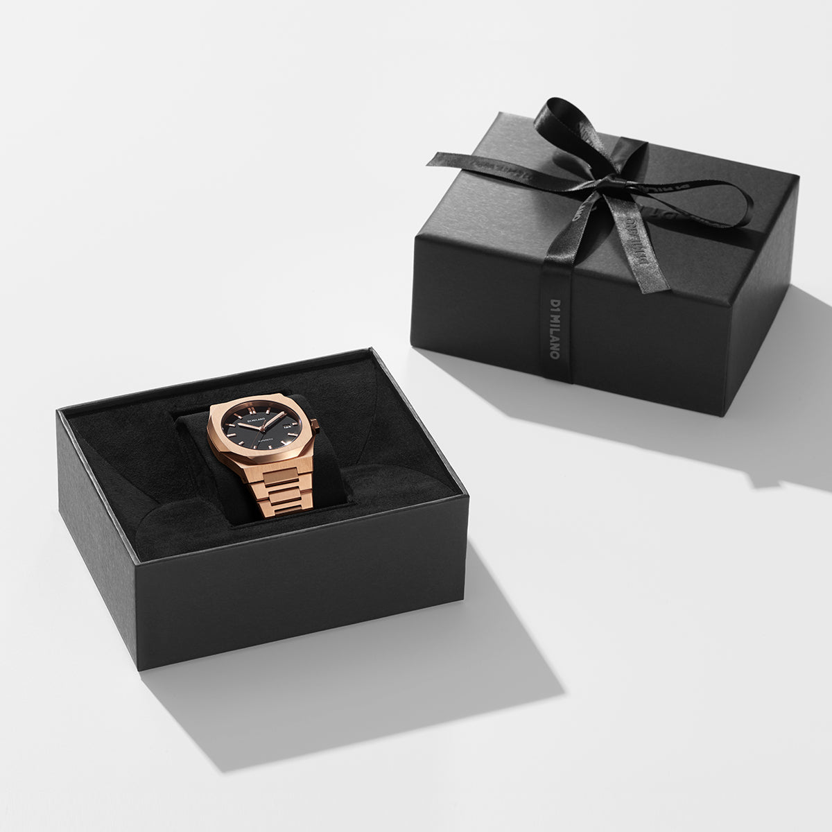 Men's Automatic Bracelet Rose Gold Watch D1-ATBJ03 D1 Milano