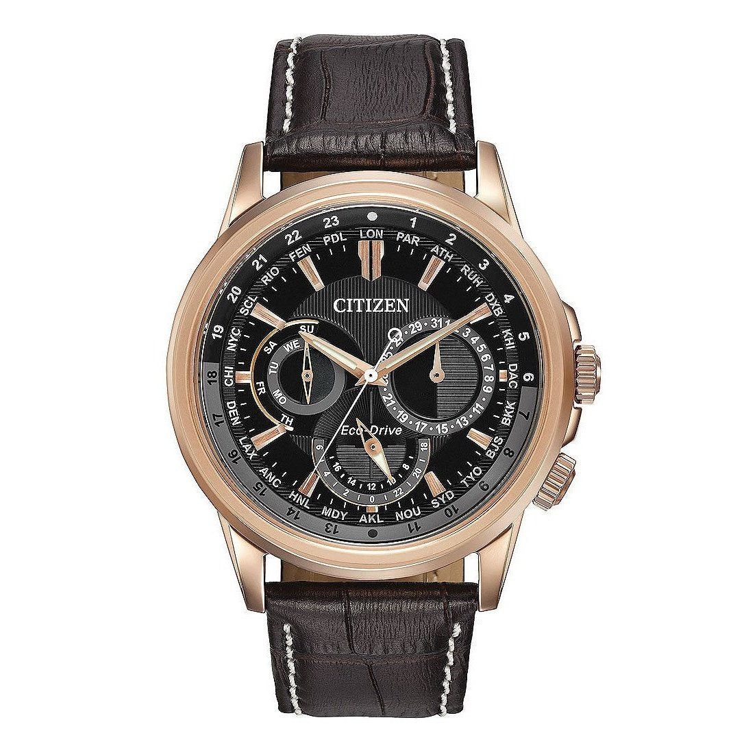 Men's World Time Eco-Drive Watch BU2023-12E Citizen