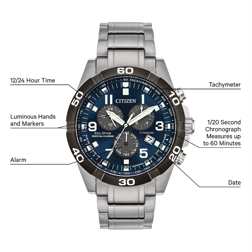 Men's Eco-Drive Watch BL5558-58L Citizen