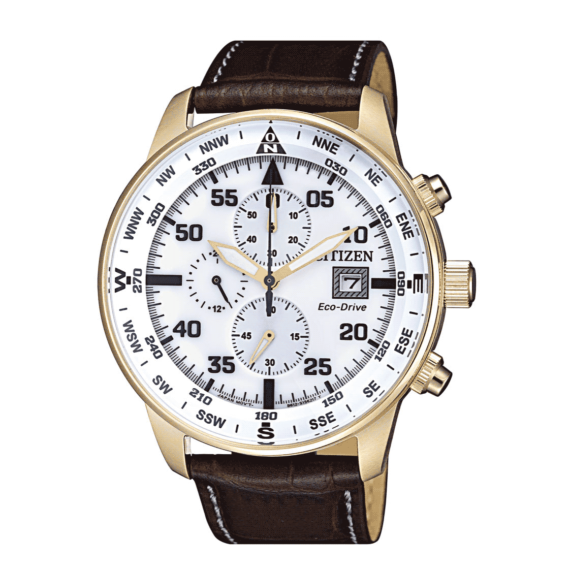 Men's Eco-Drive Chronograph Watch CA0693-12A Citizen