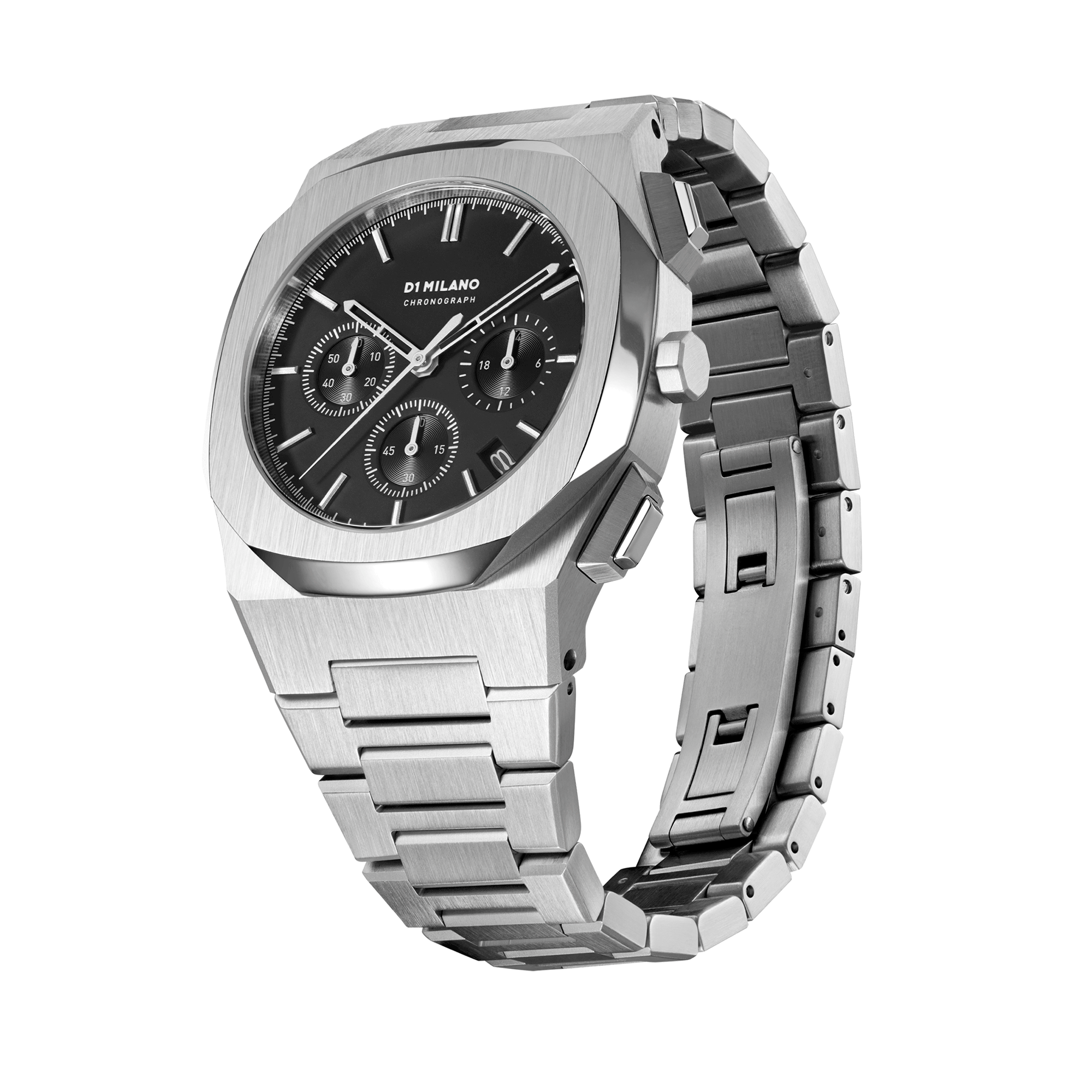 Men's Chronograph Black Watch S-CHBJ01 D1 Milano