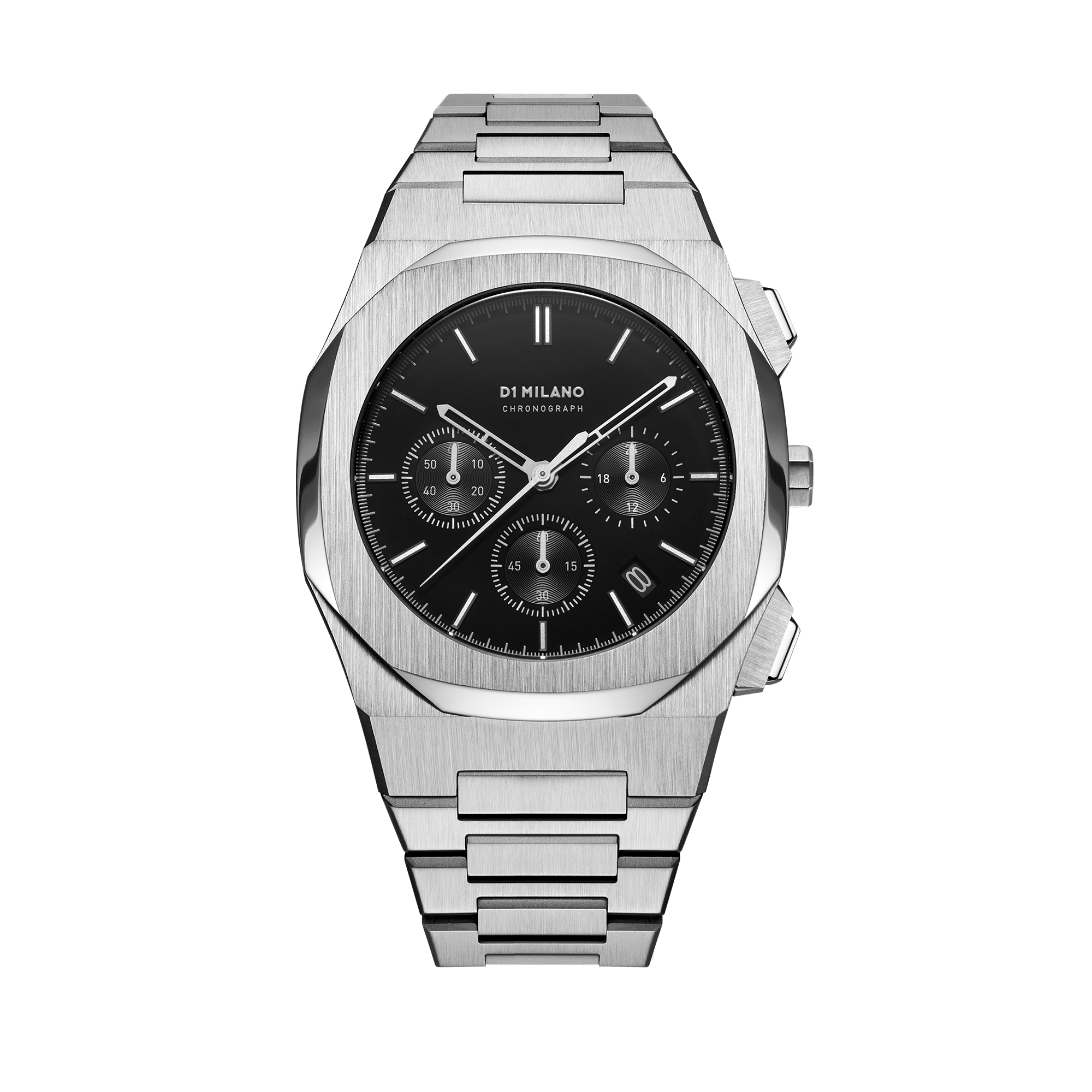 Men's Chronograph Black Watch S-CHBJ01 D1 Milano