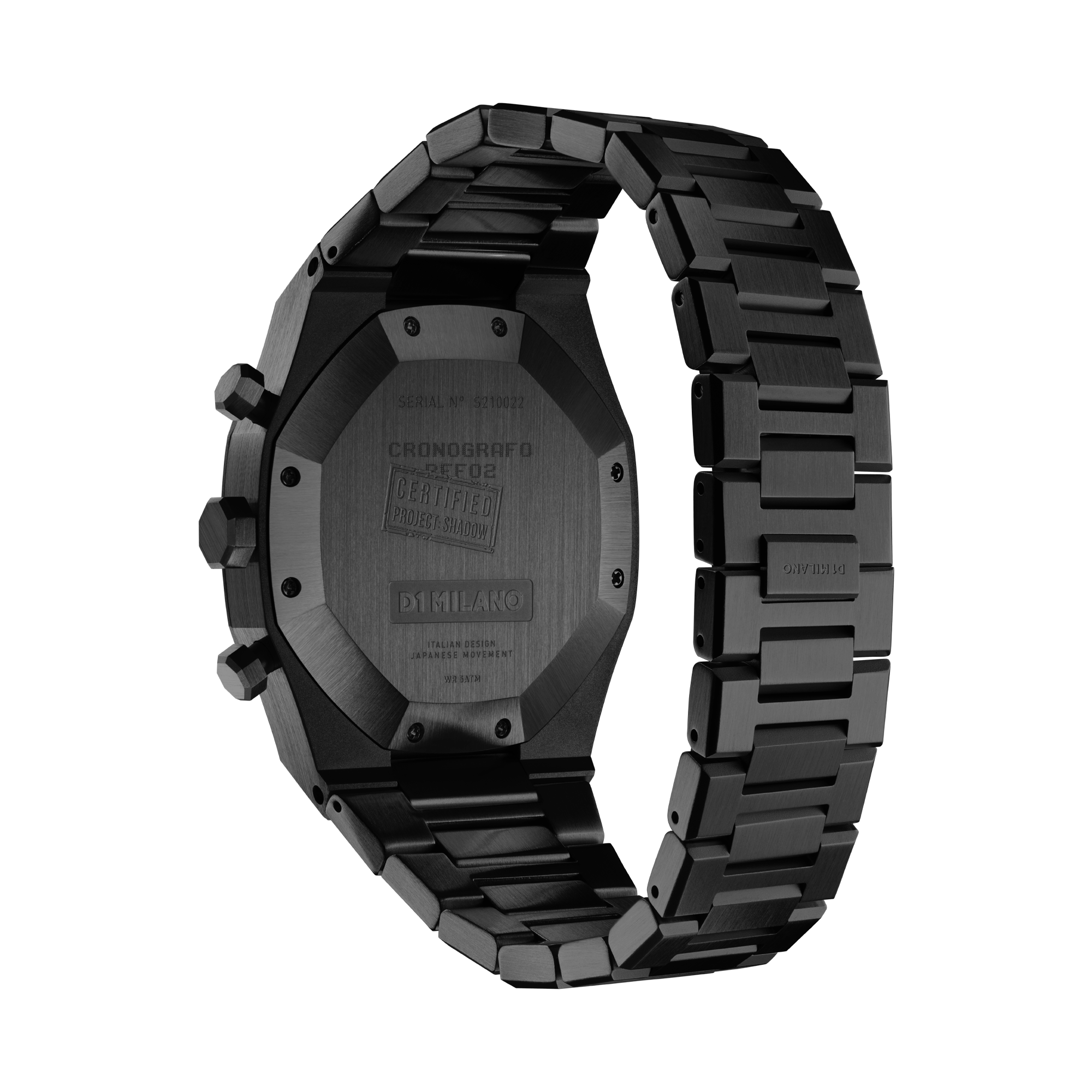 Men's Shadow Chronograph Watch D1-CHBJSH D1 Milano