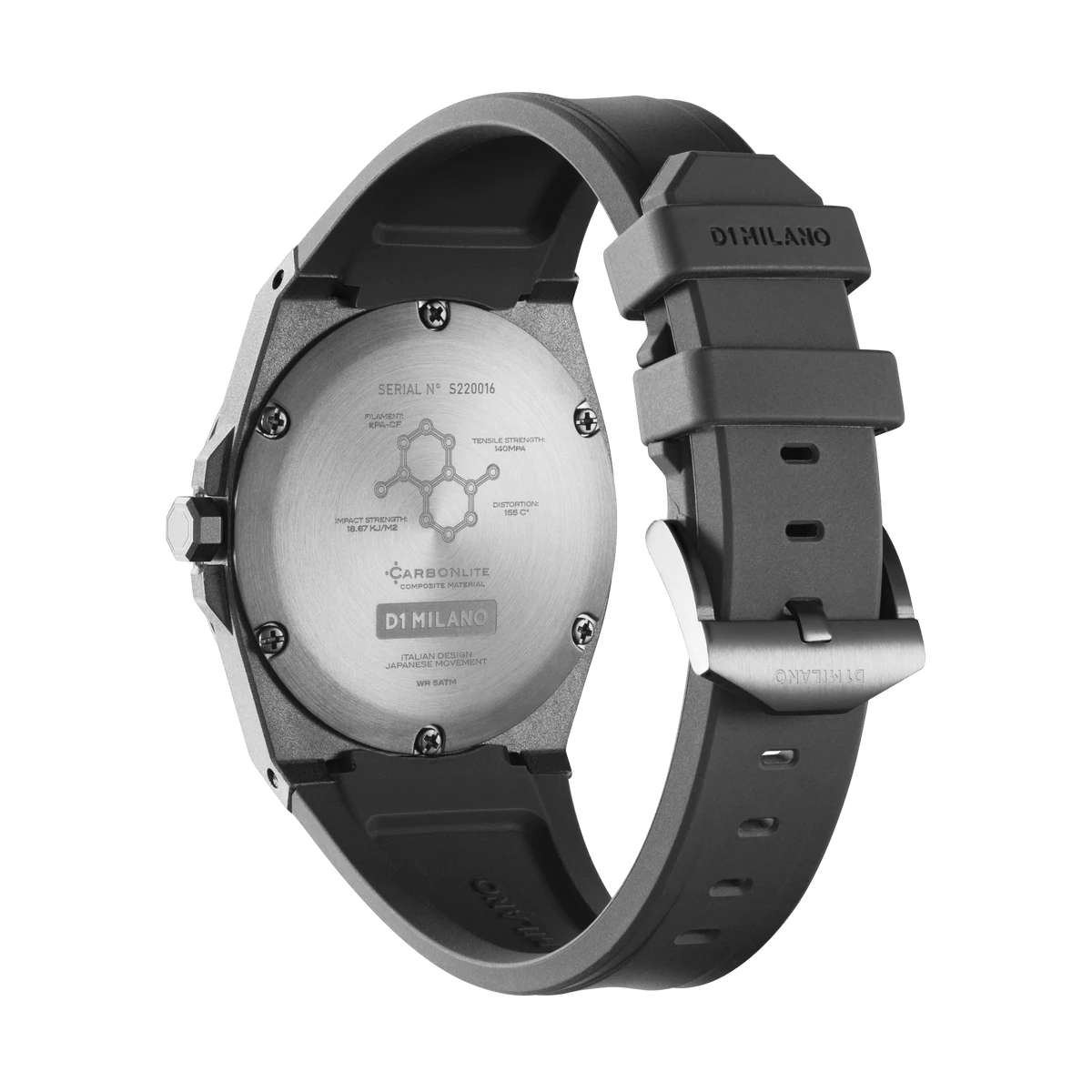 Carbon-Lite Watch D1-CLRJ04 D1 Milano