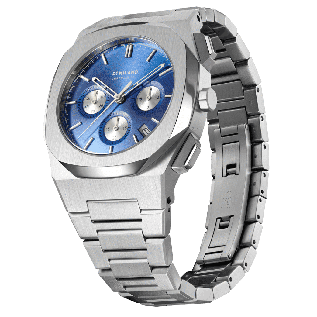 Men's Chronograph IONIC BLUE Watch D1-CHBJ02 D1 Milano